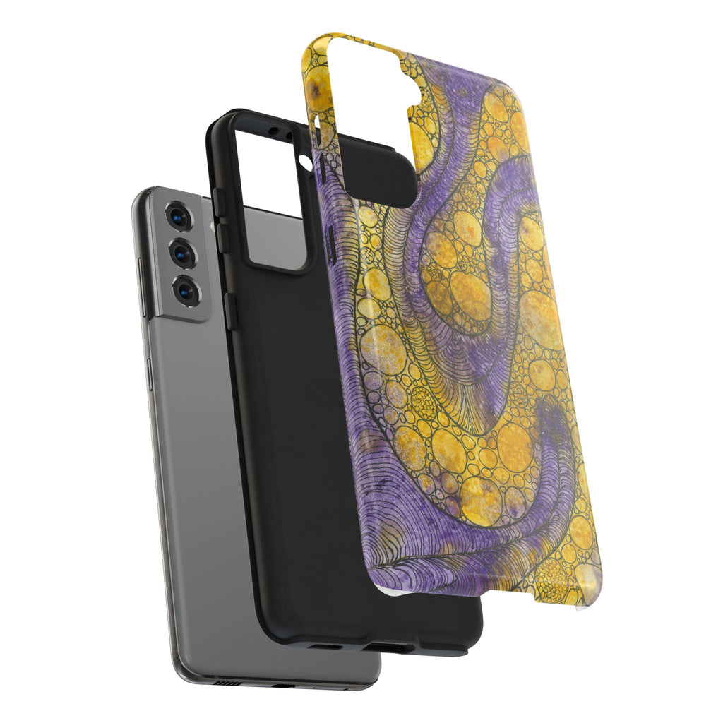 Tough Phone Case - All iPhones and Samsung Galaxys - Exciting Abstract Design #64 Is Now A Good Time?