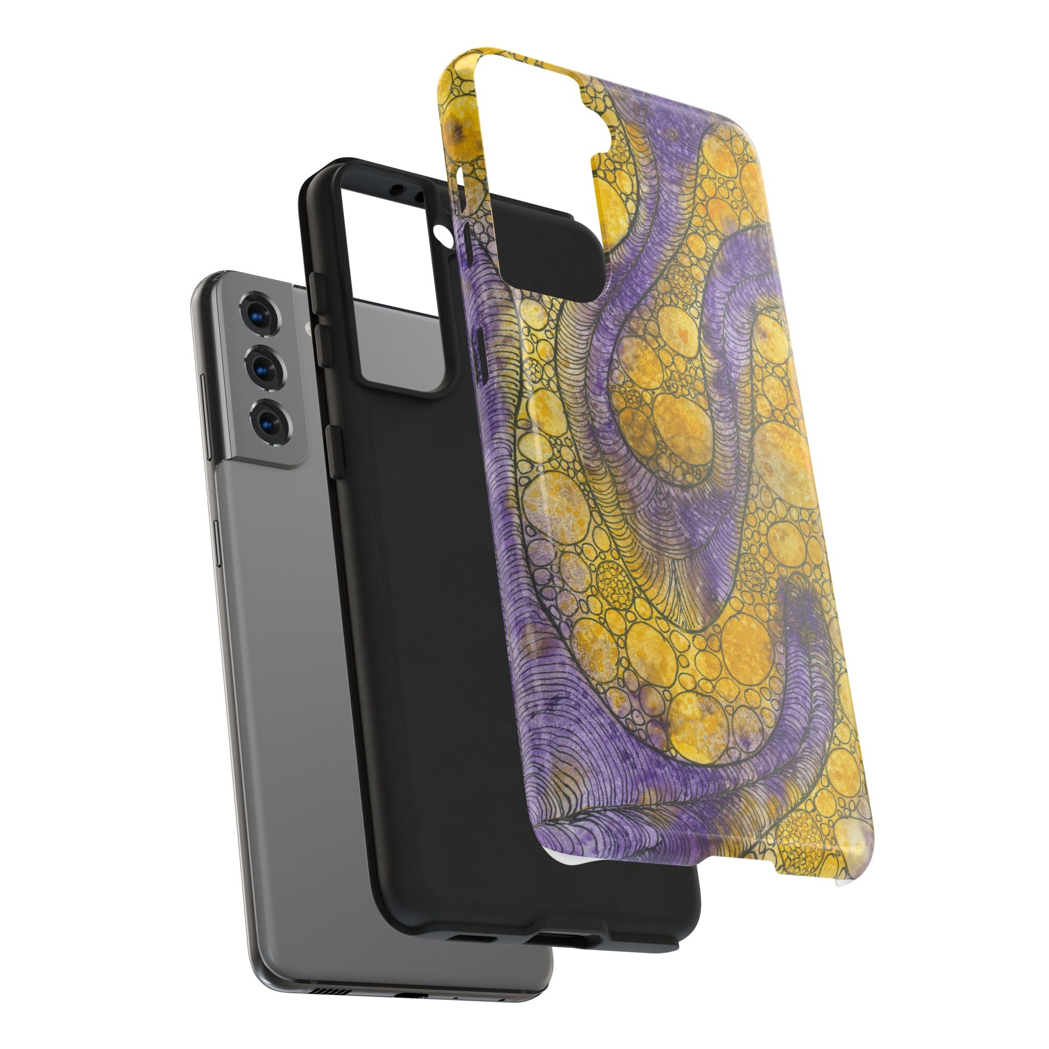 Tough Phone Case - All iPhones and Samsung Galaxys - Exciting Abstract Design #64 Is Now A Good Time?