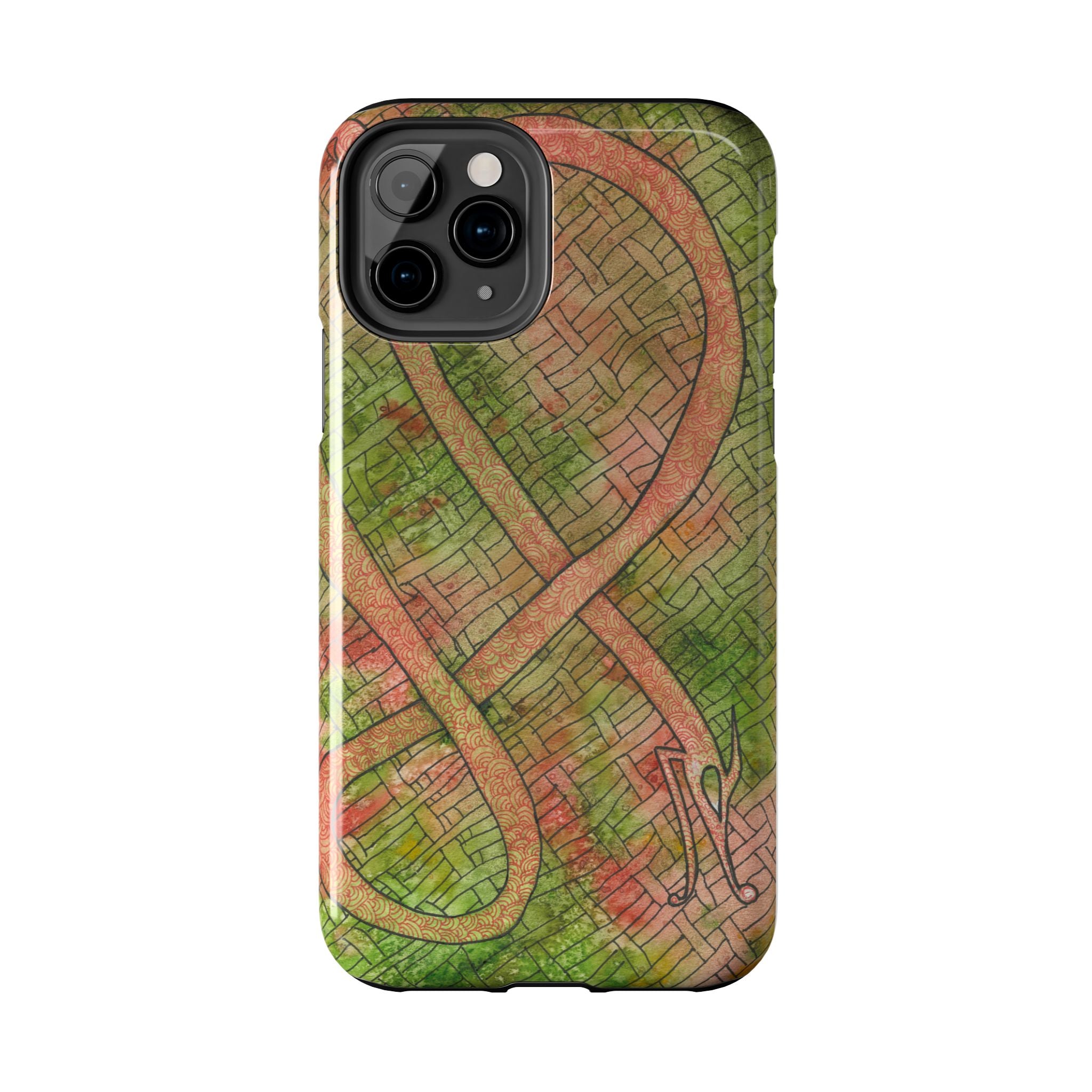 Tough Phone Case - All iPhones and Samsung Galaxys - Exciting Abstract Design #57 Celtic Flavours