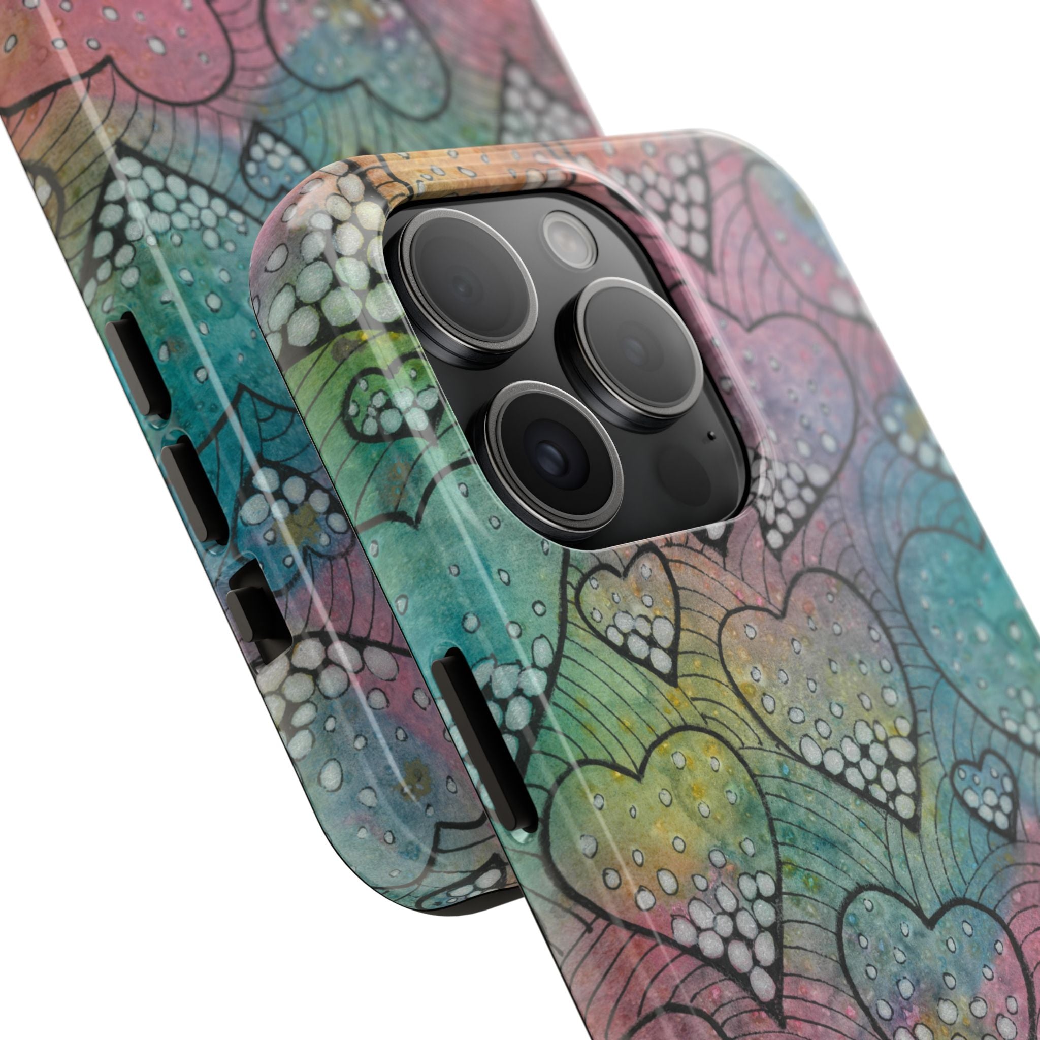 Tough Phone Case - All iPhones and Samsung Galaxys - Exciting Abstract Design #97 What's Love Got To Do With It