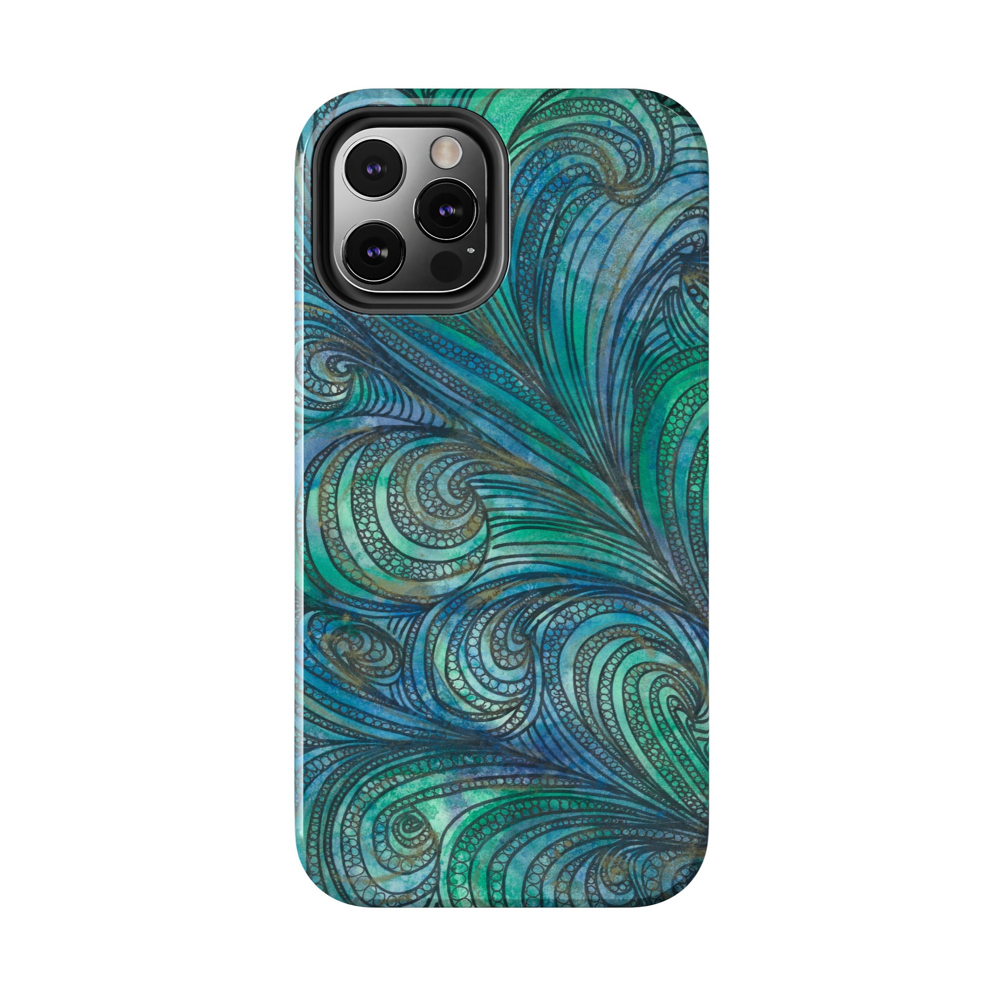 Tough Phone Case - All iPhones and Samsung Galaxys - Exciting Abstract Design #71 Call Of The Sea