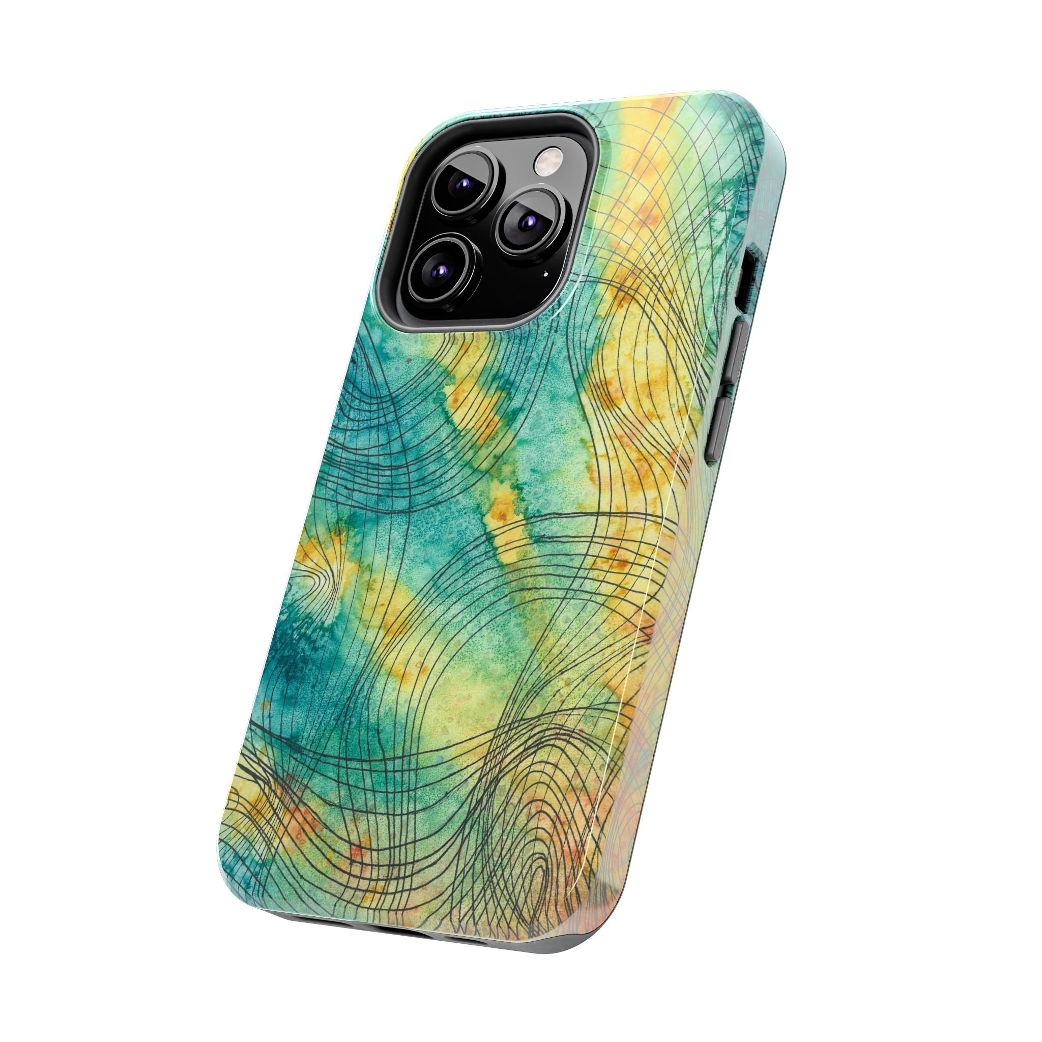 Tough Phone Case - All iPhones and Samsung Galaxys - Exciting Abstract Design #81 The Only Way Is Up
