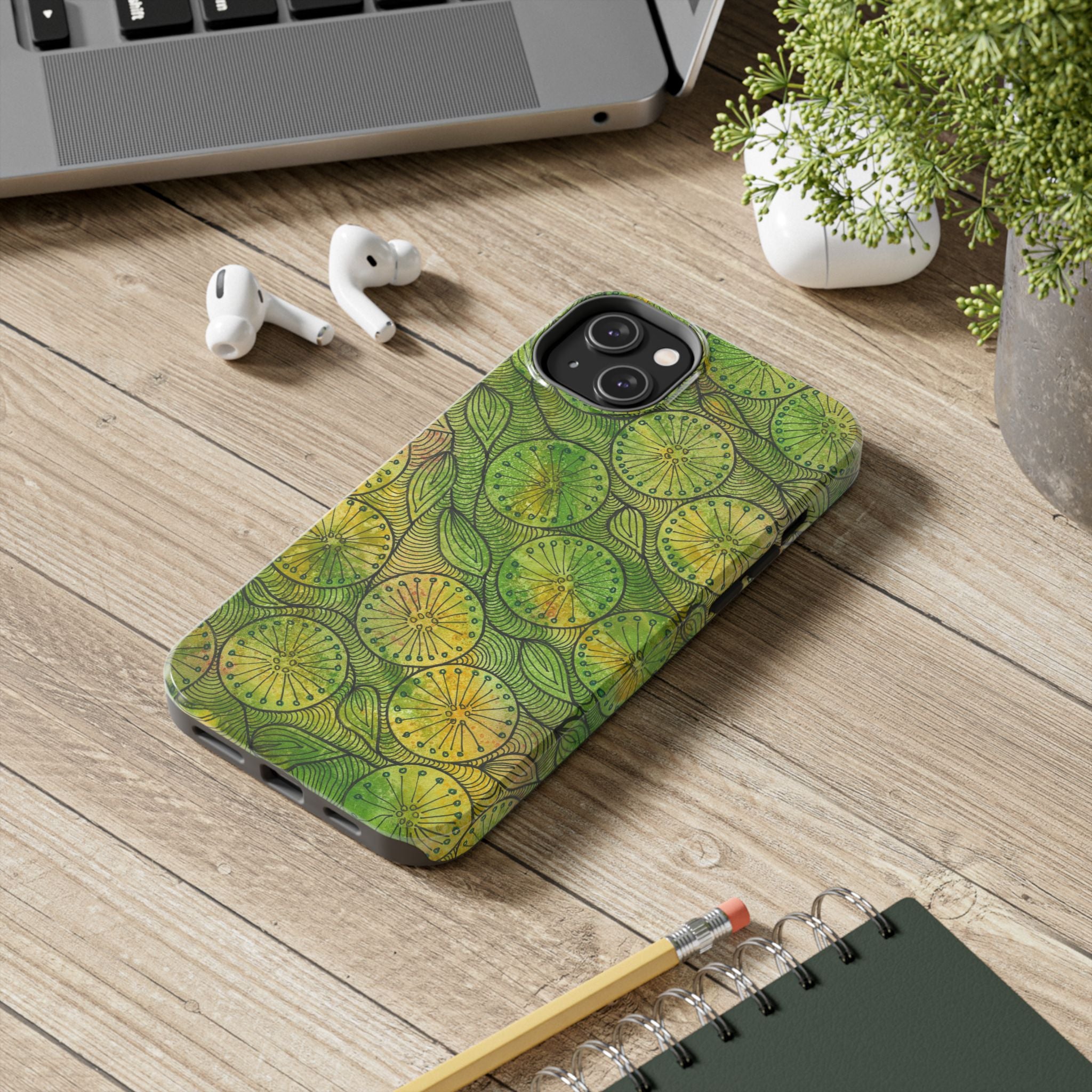 Tough Phone Case - All iPhones and Samsung Galaxys - Exciting Abstract Design #63 Margarita Mondays