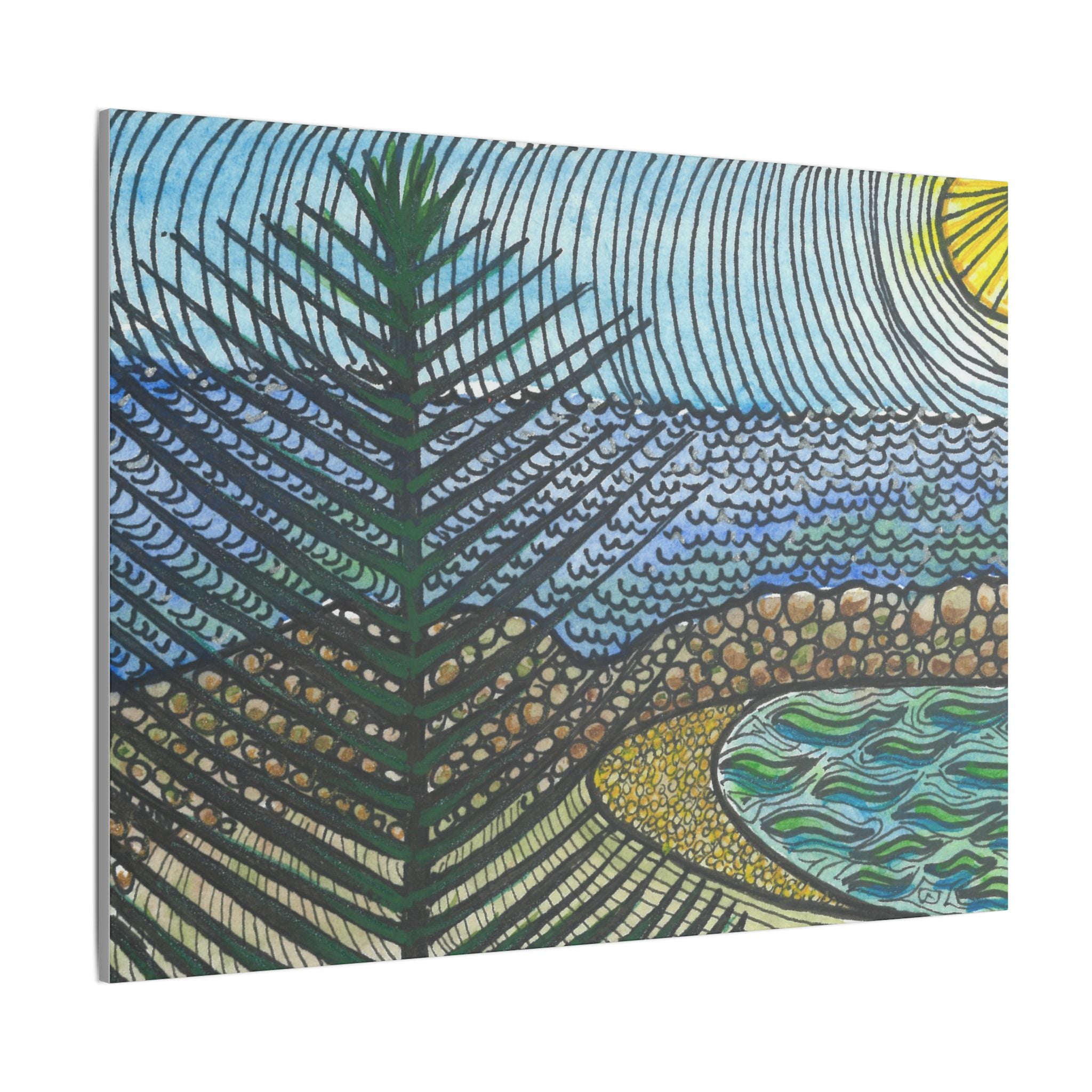 Large Colourful Wall Art, Canvas Prints, For Office, Bedroom or Living Room, or Special Gift #47 Cottesloe