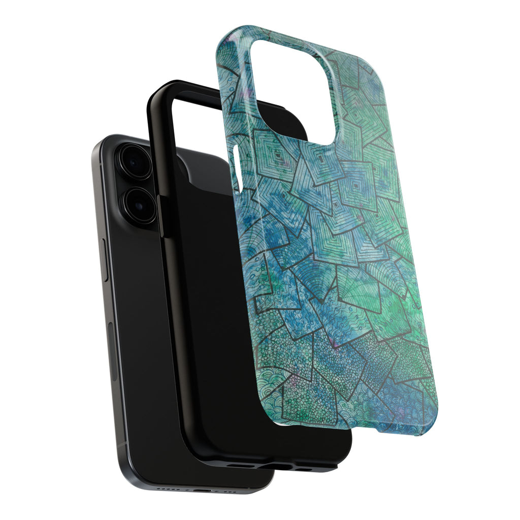 Tough Phone Case - All iPhones and Samsung Galaxys - Exciting Abstract Design #65 And The Answer Is