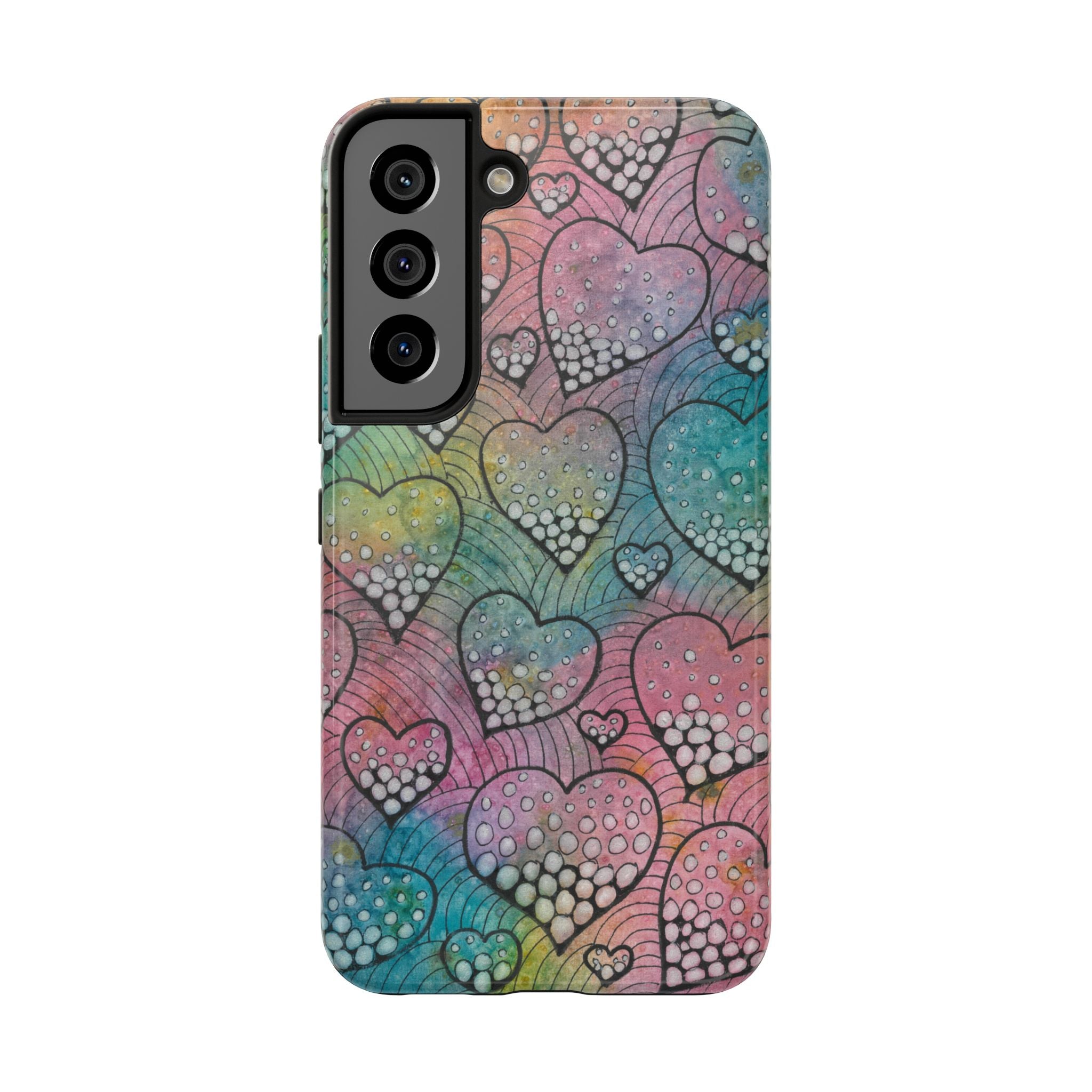Tough Phone Case - All iPhones and Samsung Galaxys - Exciting Abstract Design #97 What's Love Got To Do With It