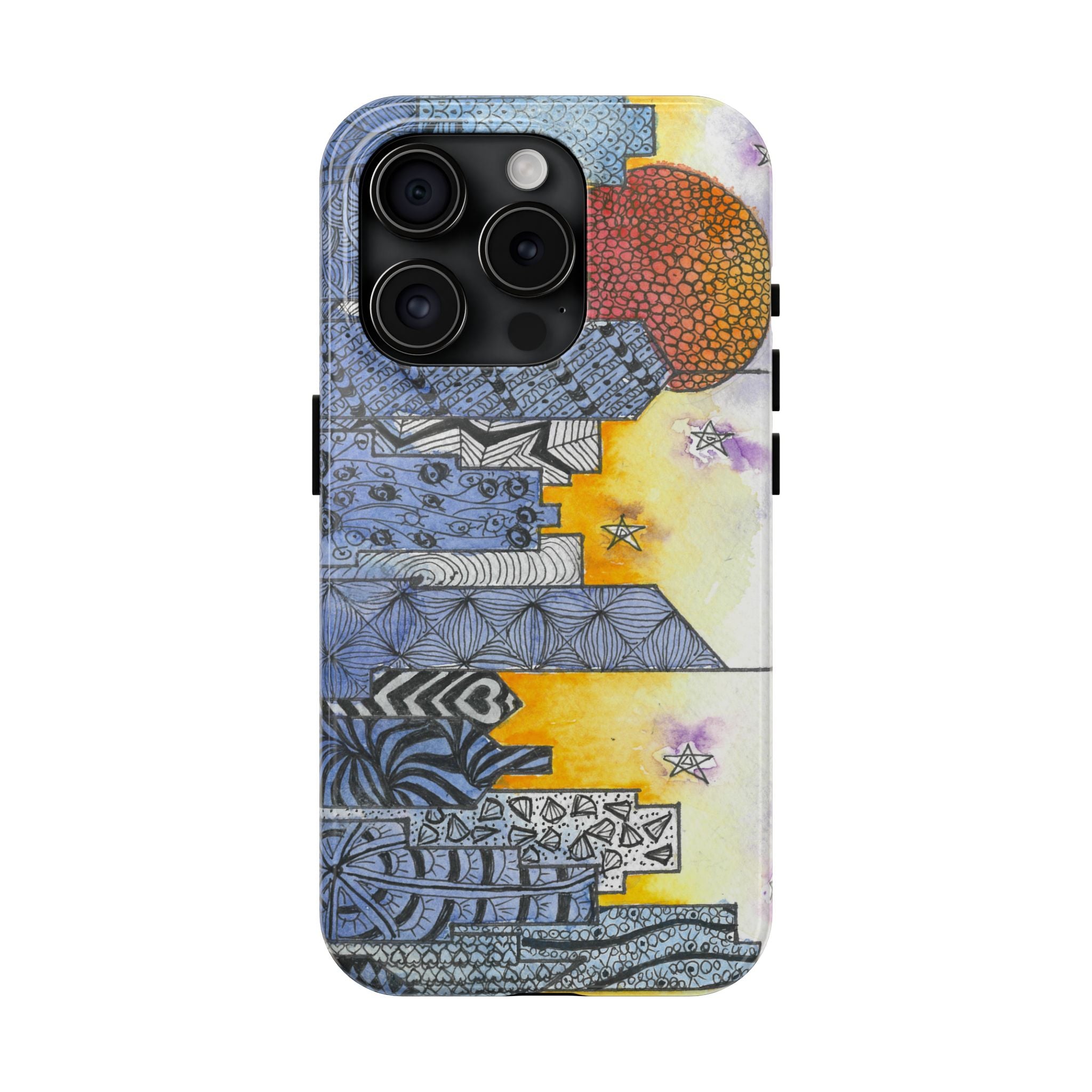 Tough Phone Case - All iPhones and Samsung Galaxys - Exciting Abstract Design #5 In The Shadows