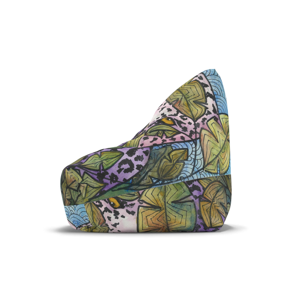Bean Bag Chair Covers For Indoor & Outdoor - 2 Sizes - Exciting Abstract Design #76 Purrfect Blend