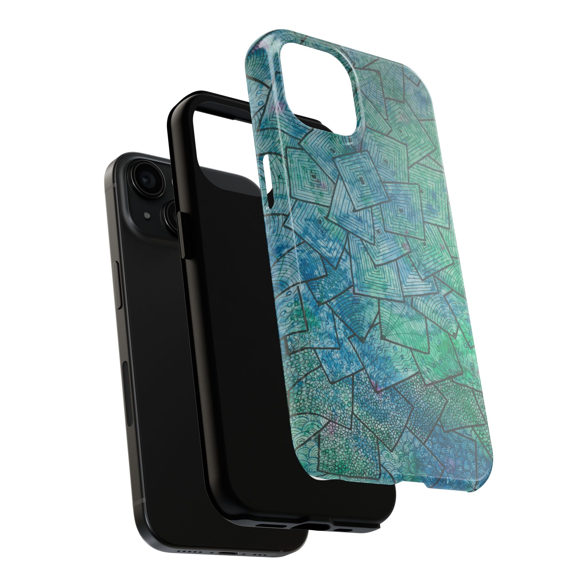 Tough Phone Case - All iPhones and Samsung Galaxys - Exciting Abstract Design #65 And The Answer Is