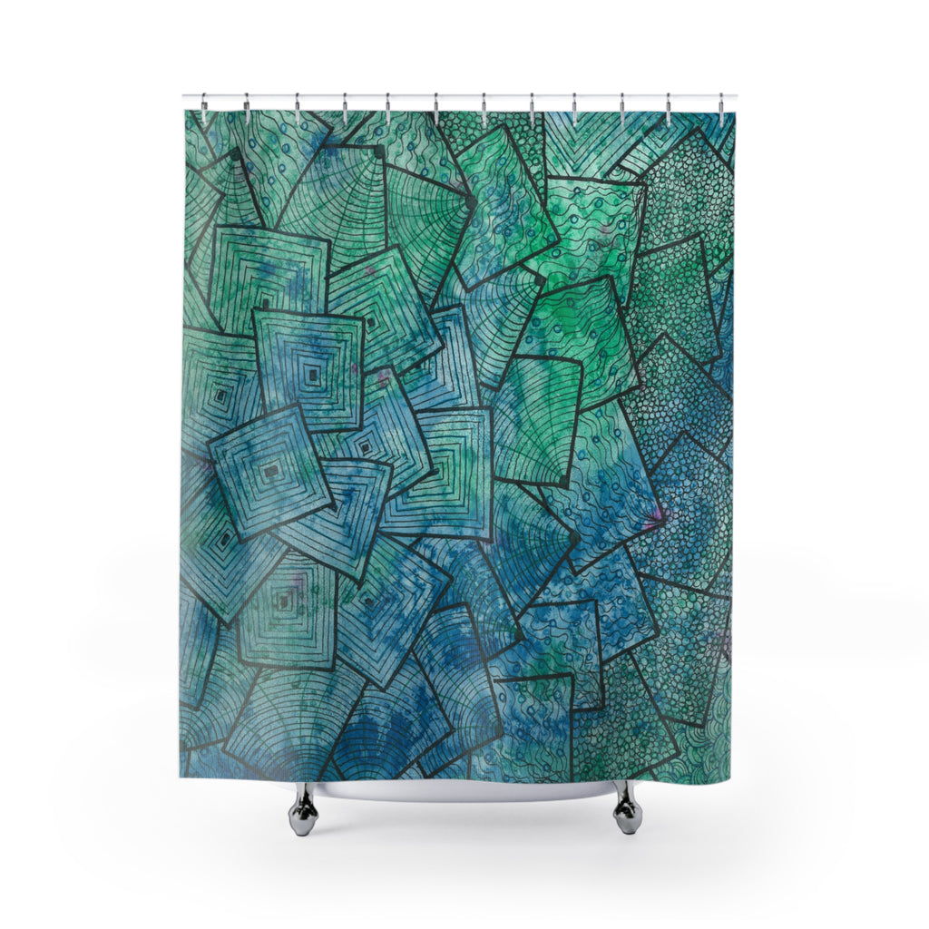 Beautiful Shower Curtains to Refresh Your Bathroom. Colourful Abstract Designs. Perfect For Your Bathroom or Special House-Warming Gift #65 And The AnswerIs