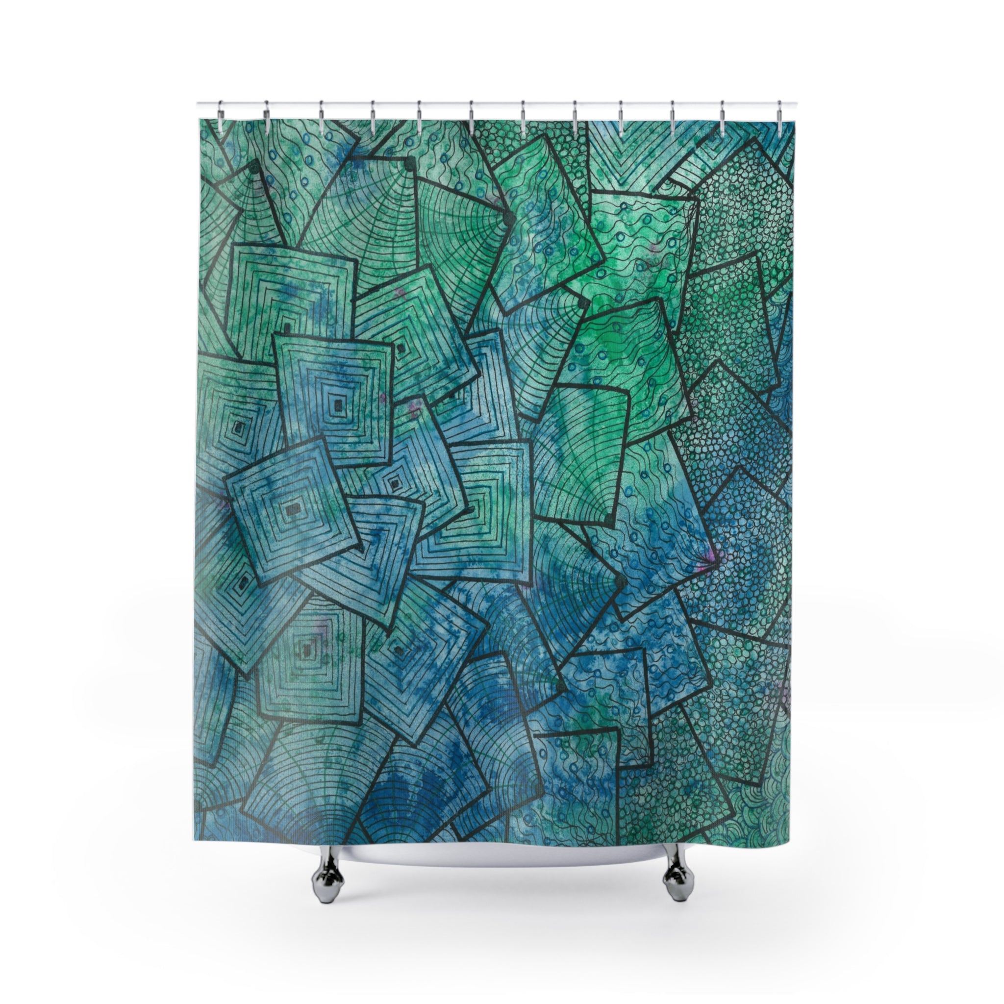 Beautiful Shower Curtains to Refresh Your Bathroom. Colourful Abstract Designs. Perfect For Your Bathroom or Special House-Warming Gift #65 And The AnswerIs
