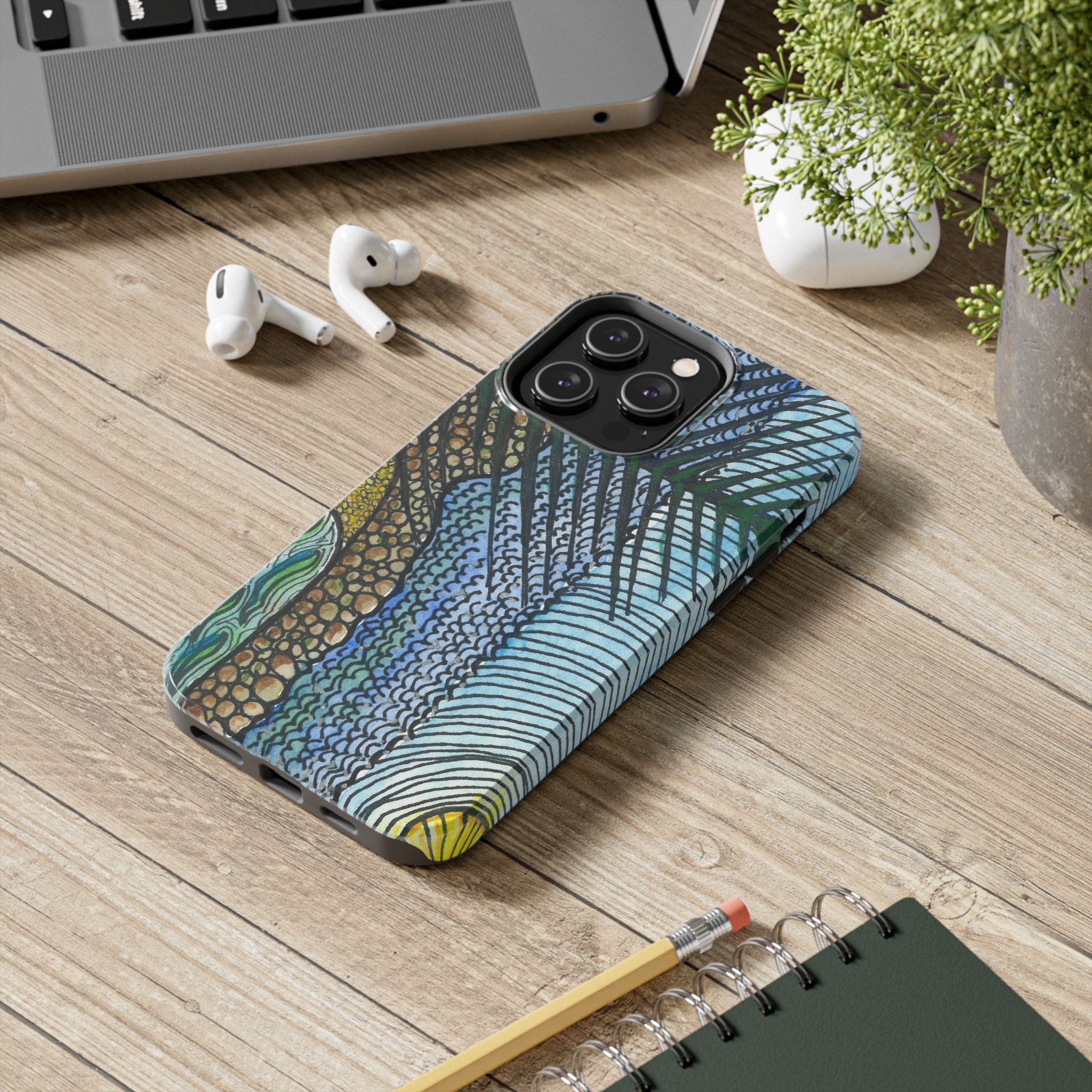 Tough Phone Case - All iPhones and Samsung Galaxys - Exciting Abstract Design #47 Cottesloe