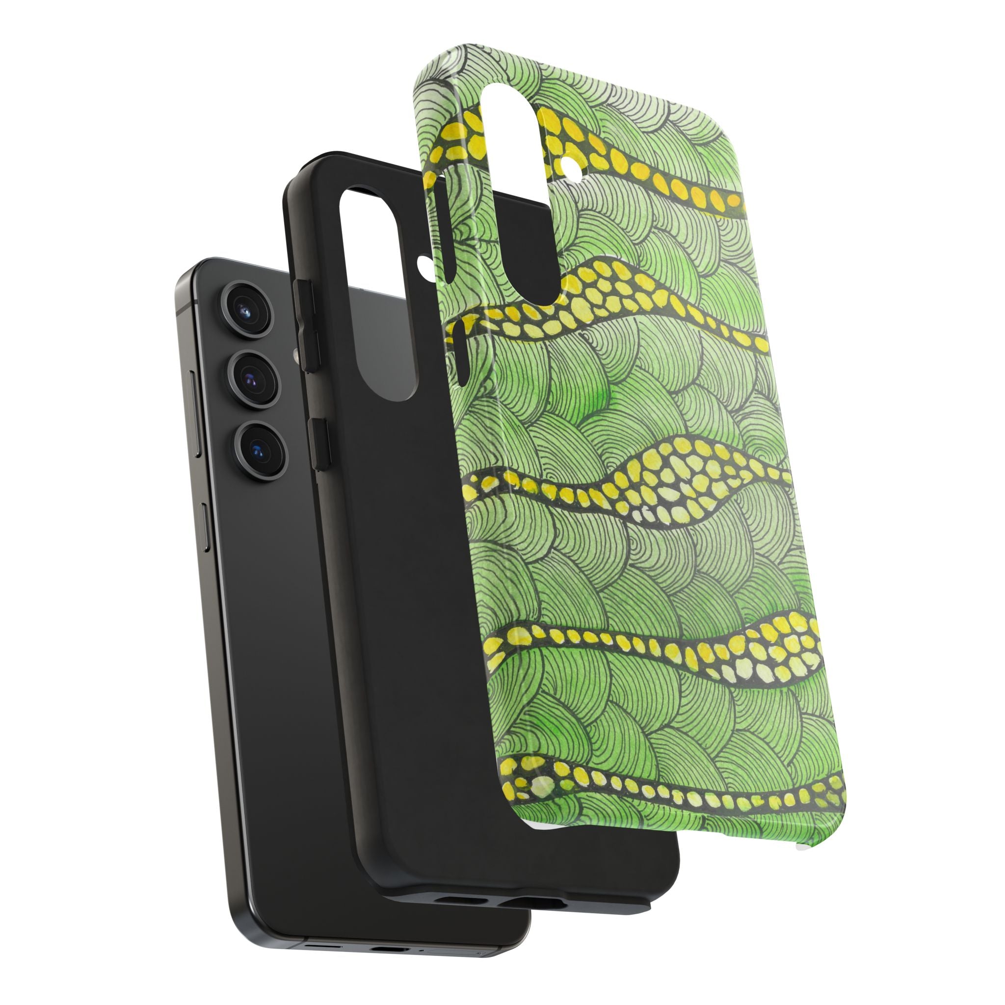 Tough Phone Case - All iPhones and Samsung Galaxys - Exciting Abstract Design #13 Watcha Thinking
