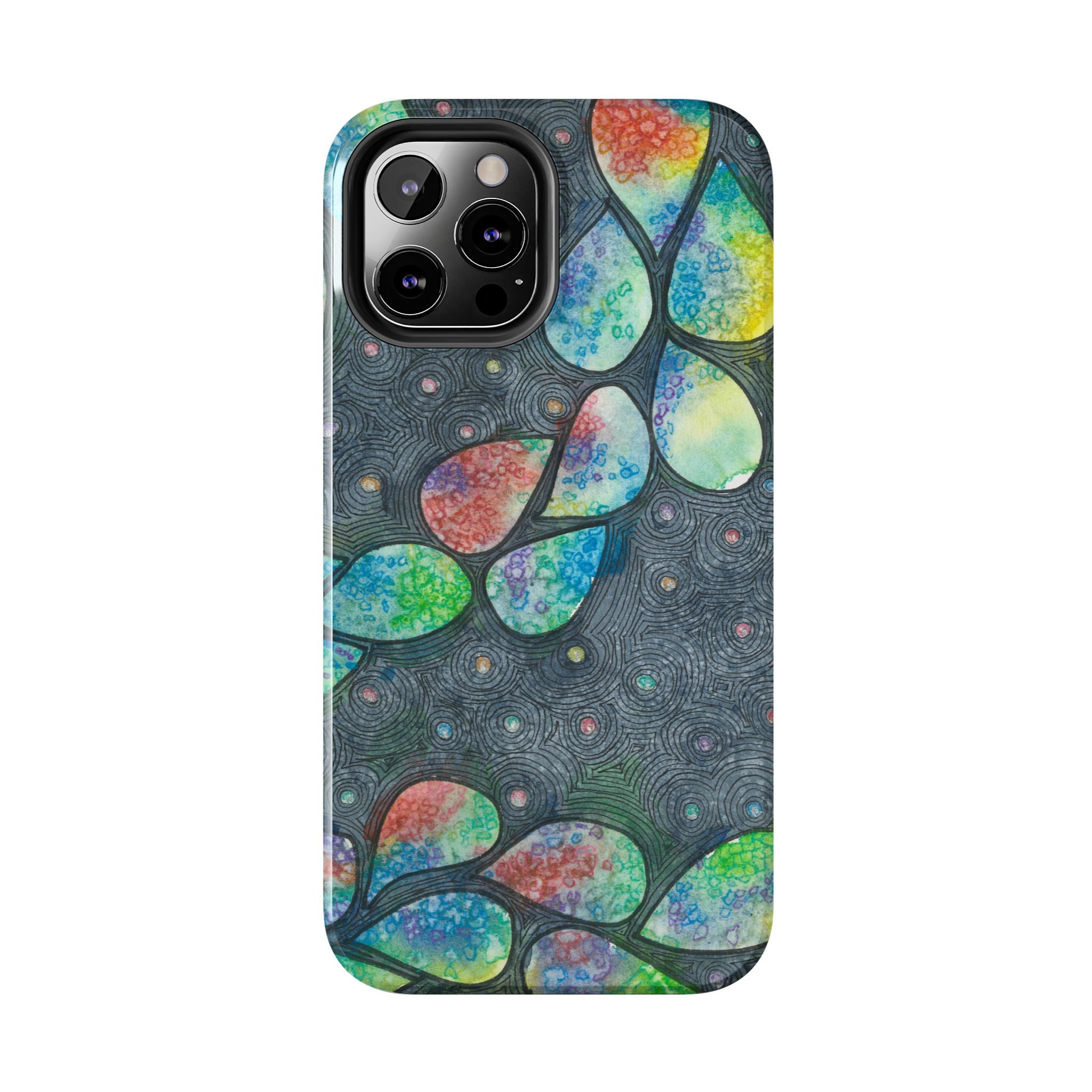 Tough Phone Case - All iPhones and Samsung Galaxys - Exciting Abstract Design #30 Give Us A Minute