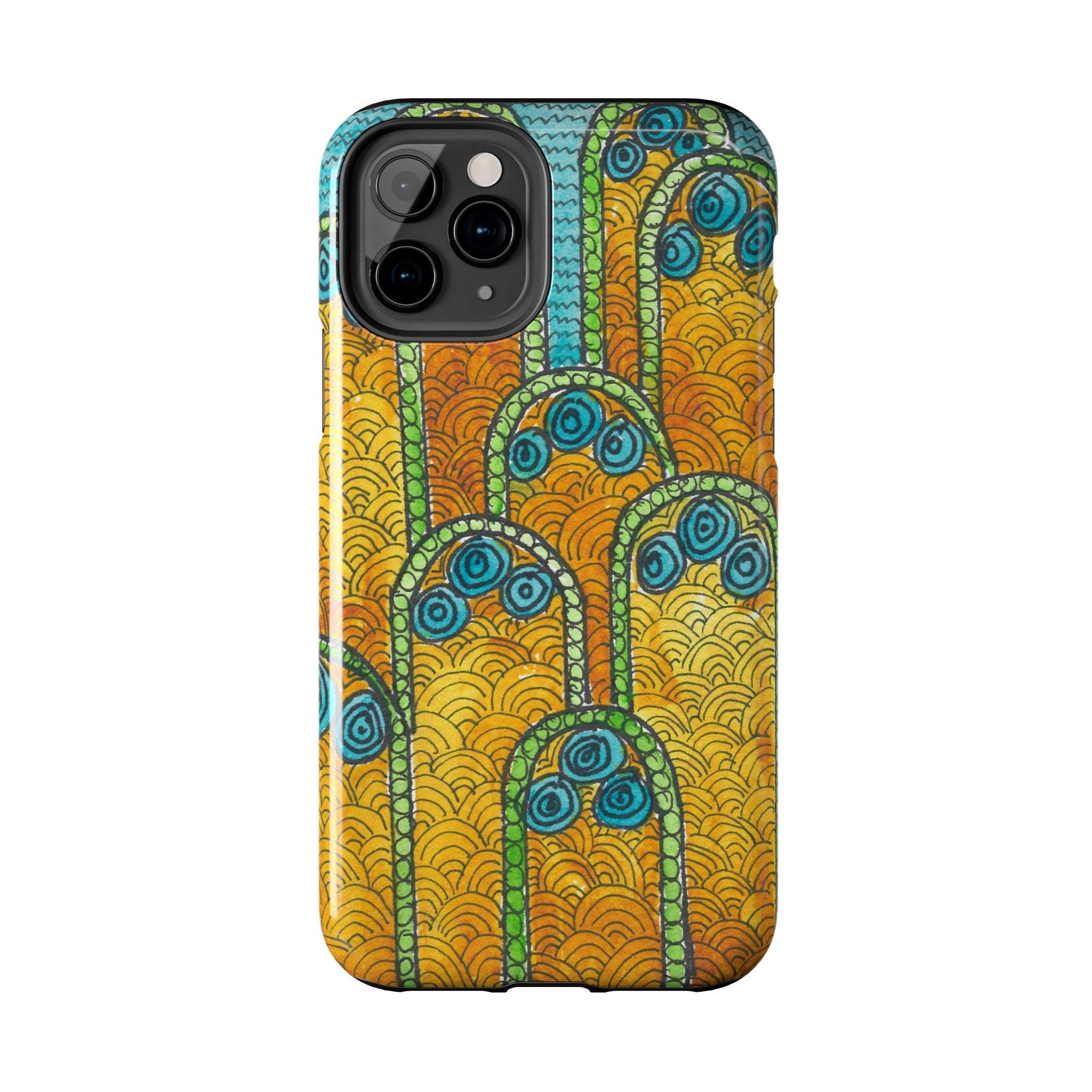 Tough Phone Case - All iPhones and Samsung Galaxys - Exciting Abstract Design #87 Belgrade Impressions - Serbia