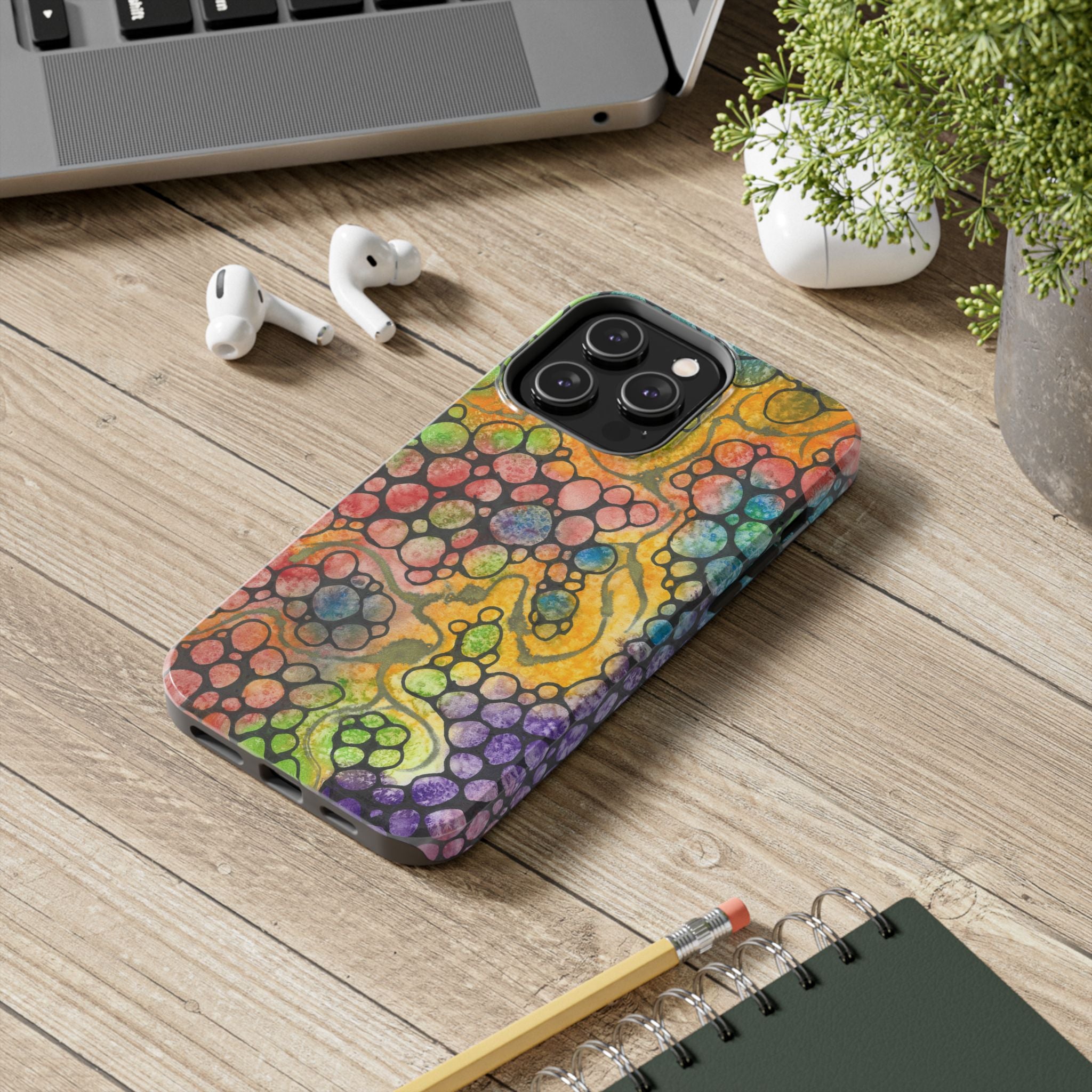 Tough Phone Case - All iPhones and Samsung Galaxys - Exciting Abstract Design #77 River Of Dreams