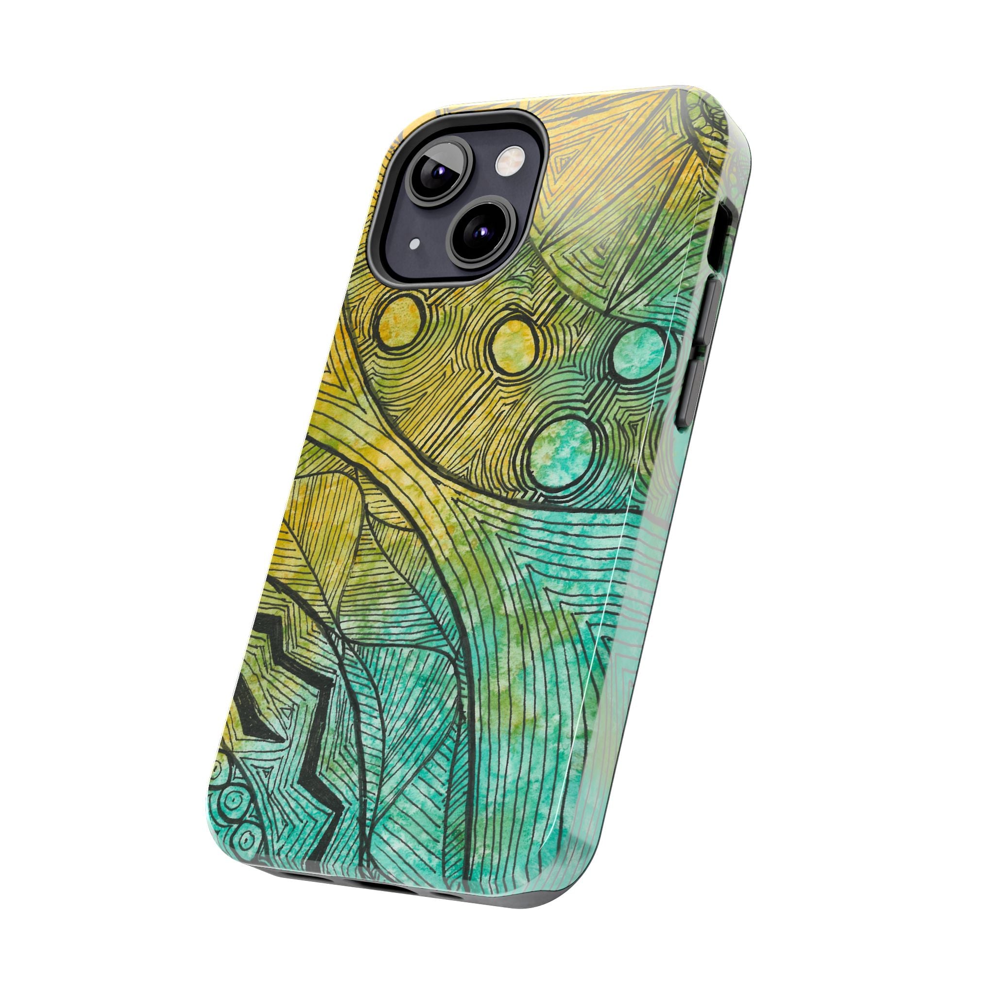 Tough Phone Case - All iPhones and Samsung Galaxys - Exciting Abstract Design #27 Come What May