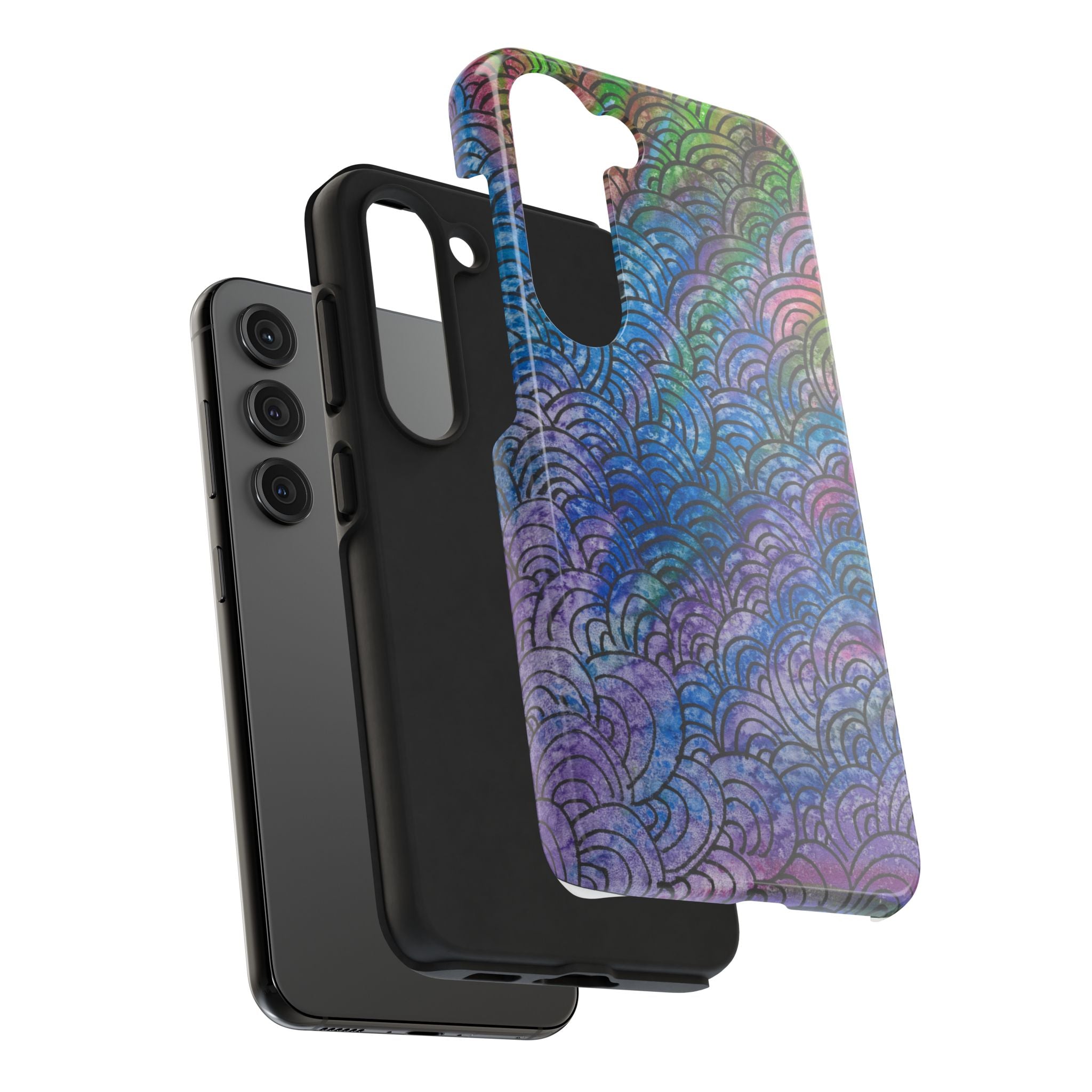 Tough Phone Case - All iPhones and Samsung Galaxys - Exciting Abstract Design #84 Ah! The Past