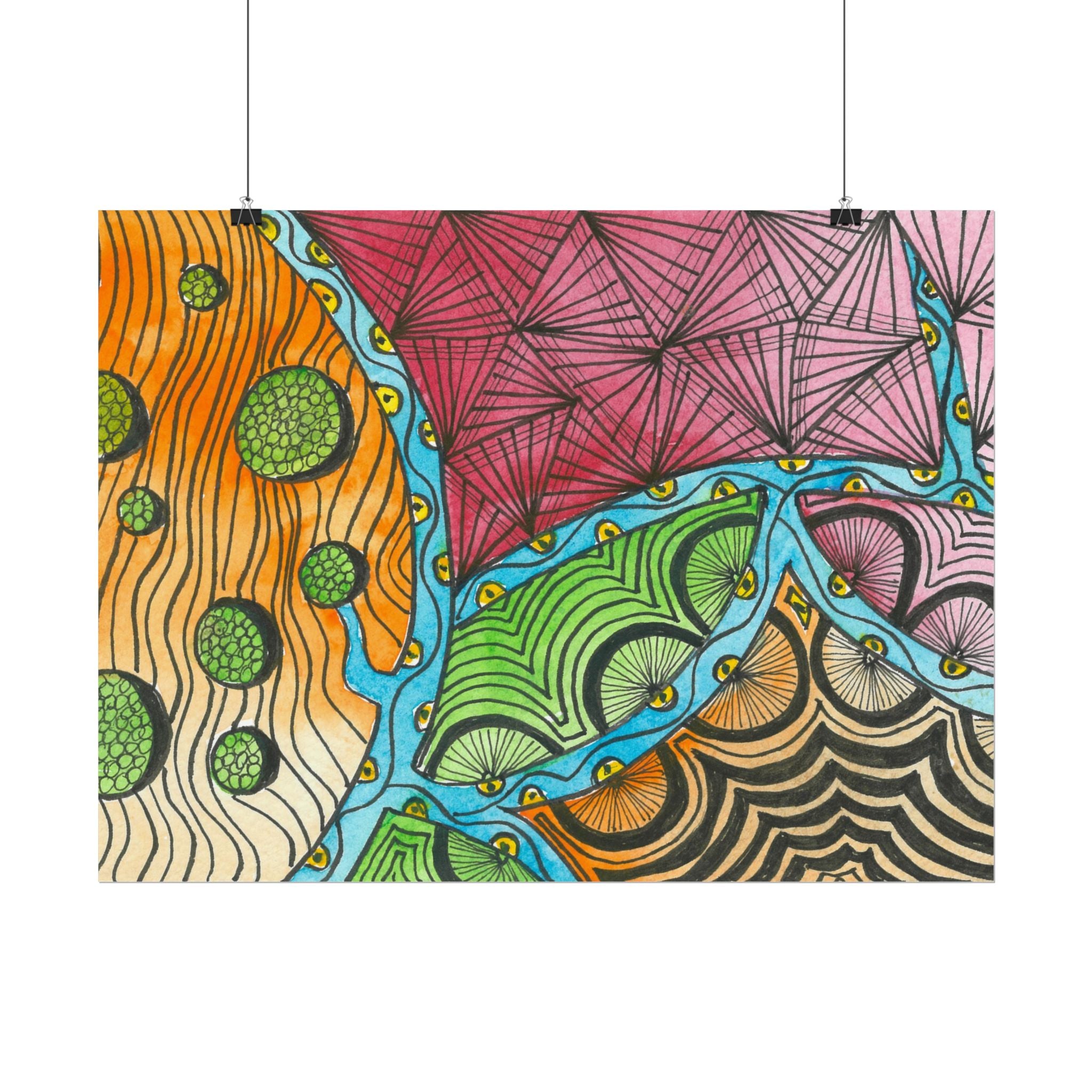 Large Colourful Wall Art, Posters & Prints, For Office, Bedroom or Living Room, or Special Gift #11 Today's The Day