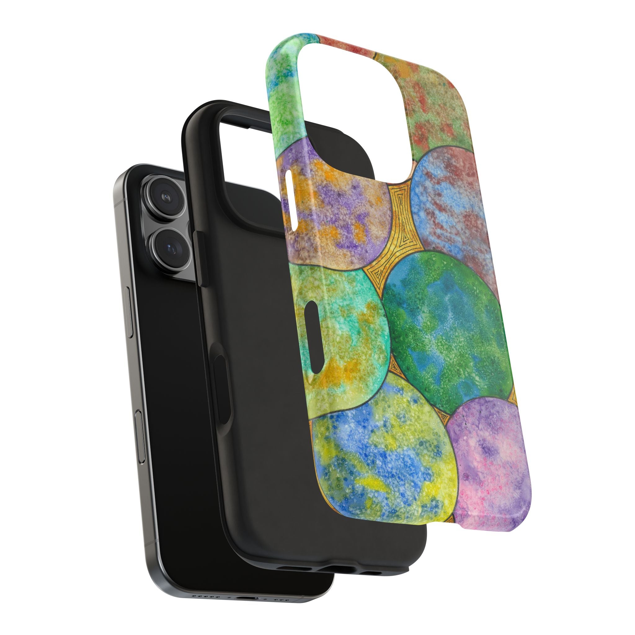 Tough Phone Case - All iPhones and Samsung Galaxys - Exciting Abstract Design #61 Worlds Apart