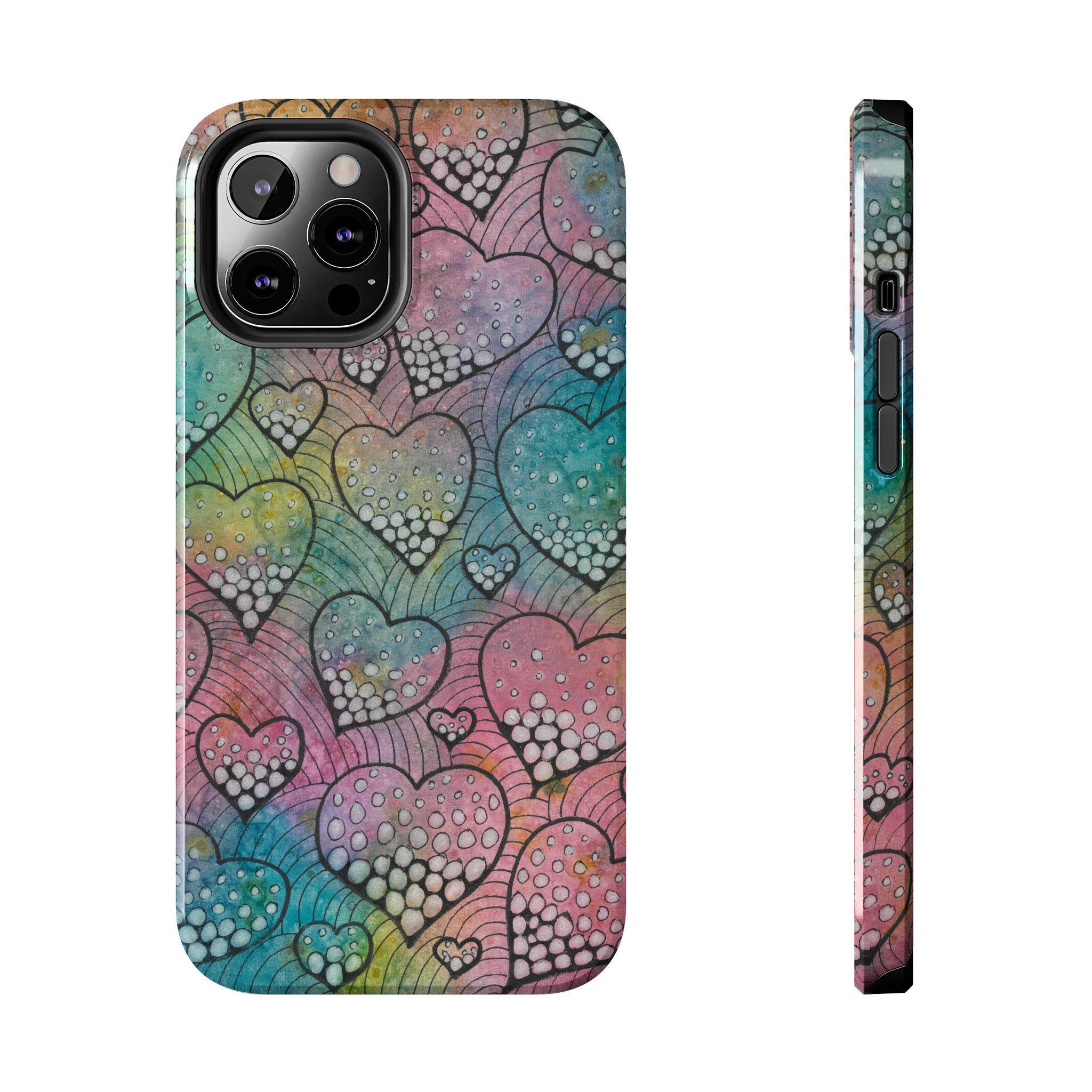 Tough Phone Case - All iPhones and Samsung Galaxys - Exciting Abstract Design #97 What's Love Got To Do With It