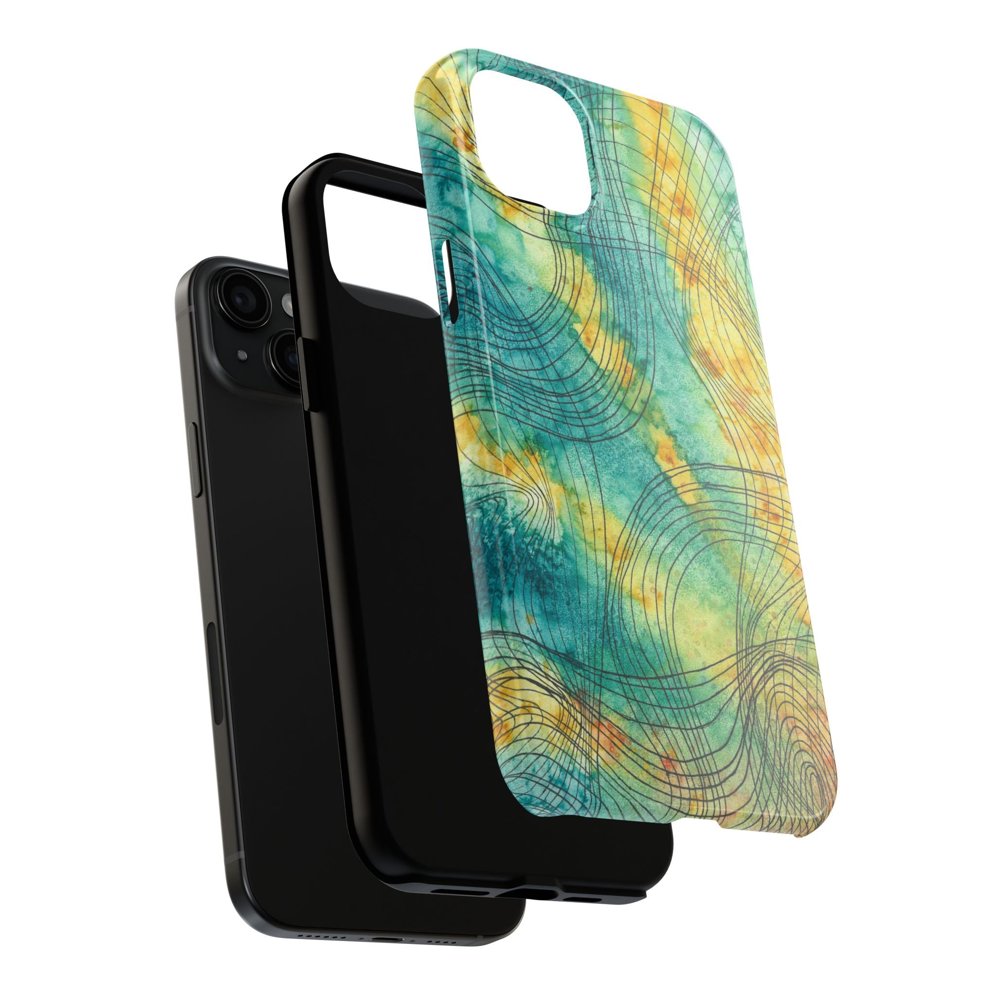 Tough Phone Case - All iPhones and Samsung Galaxys - Exciting Abstract Design #81 The Only Way Is Up