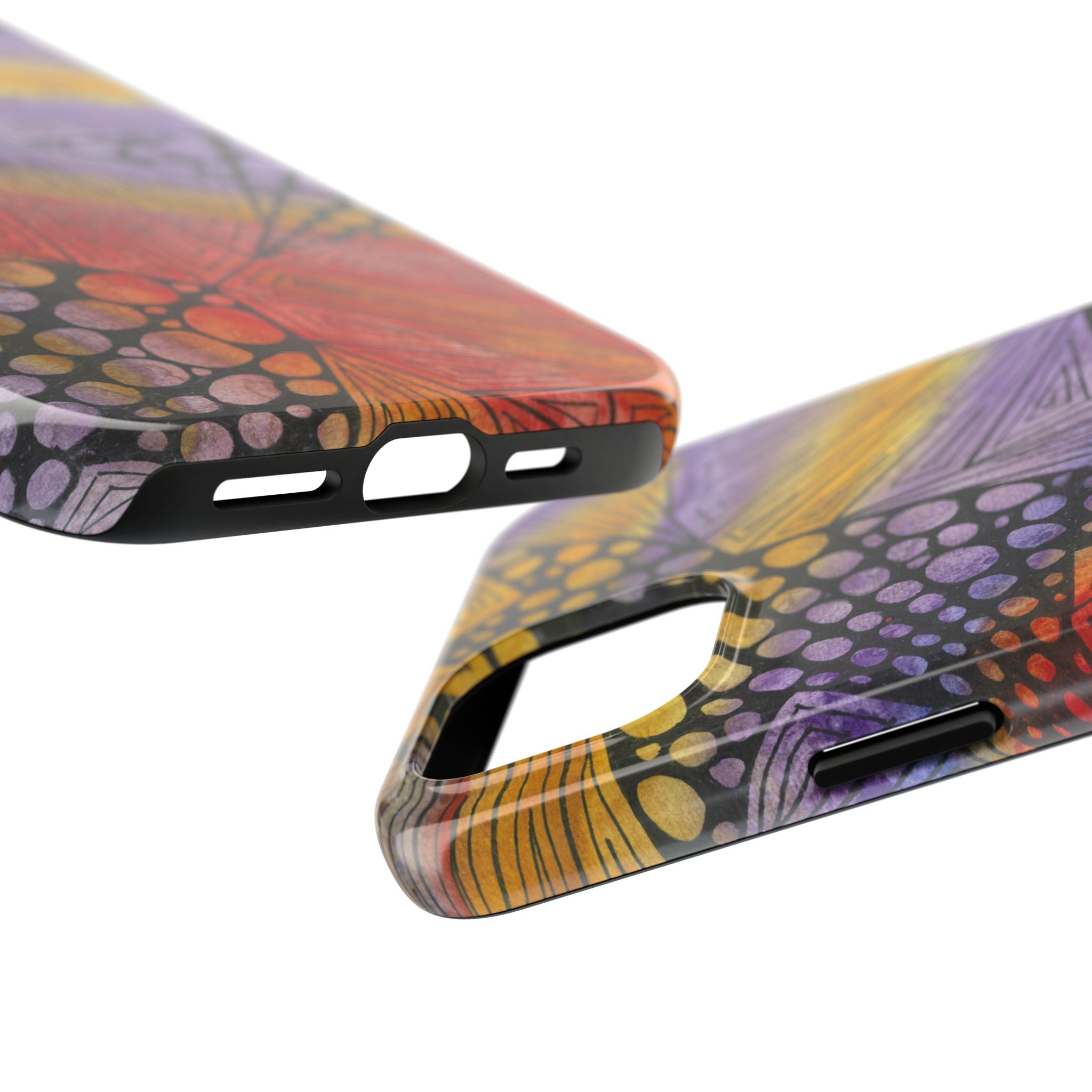 Tough Phone Case - All iPhones and Samsung Galaxys - Exciting Abstract Design #82 Fighting Delusions