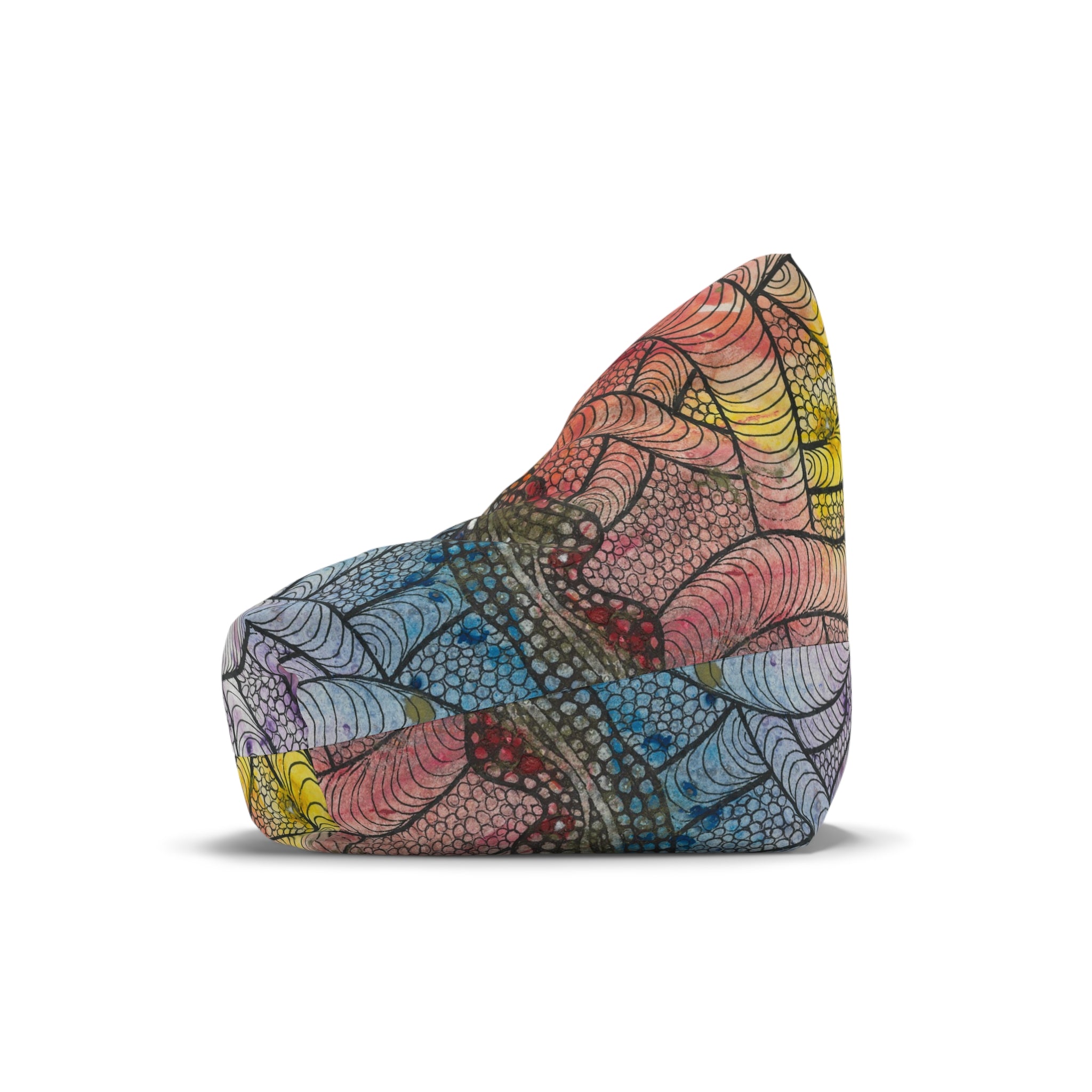 Bean Bag Chair Covers For Indoor & Outdoor - 2 Sizes - Exciting Abstract Design #72 After The End
