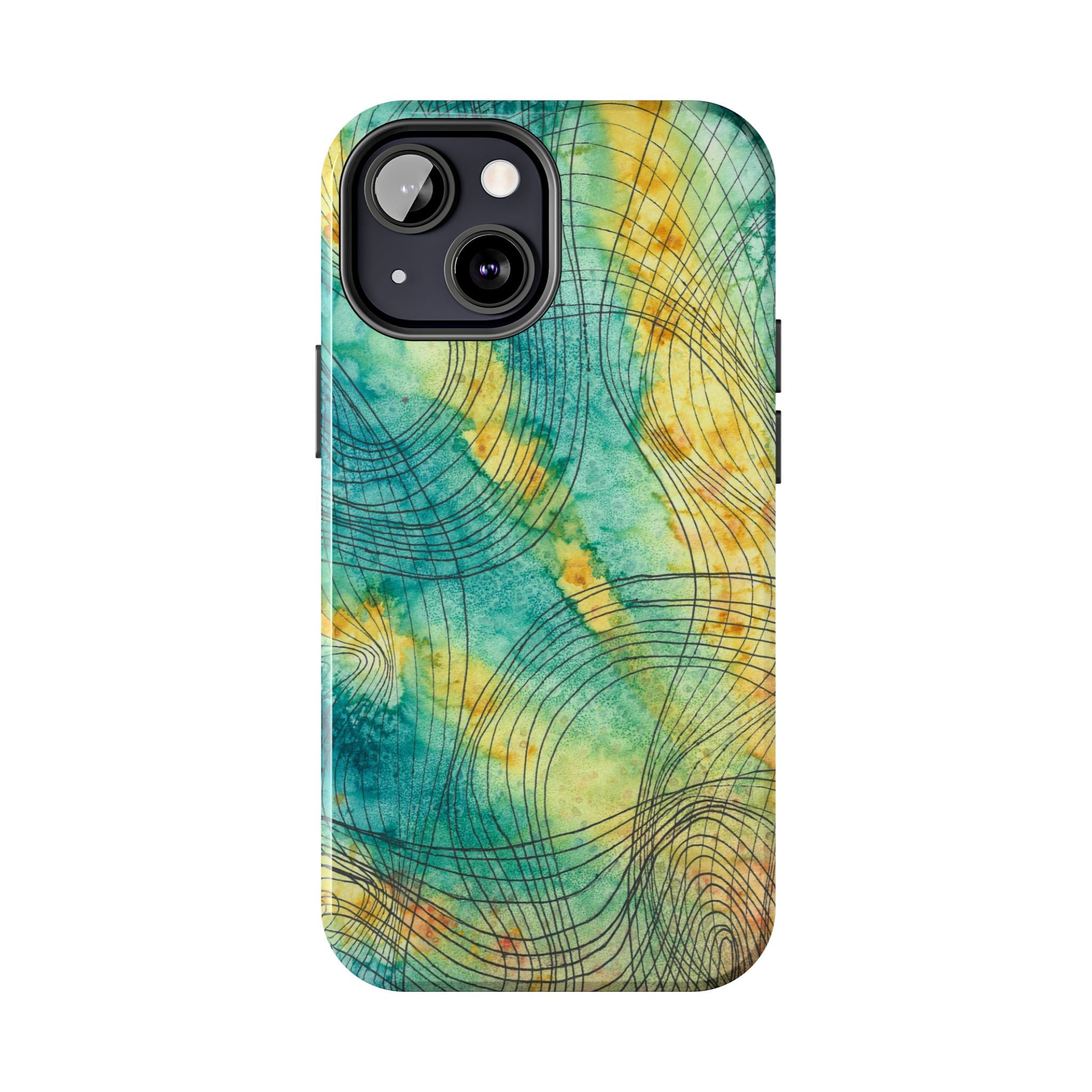 Tough Phone Case - All iPhones and Samsung Galaxys - Exciting Abstract Design #81 The Only Way Is Up