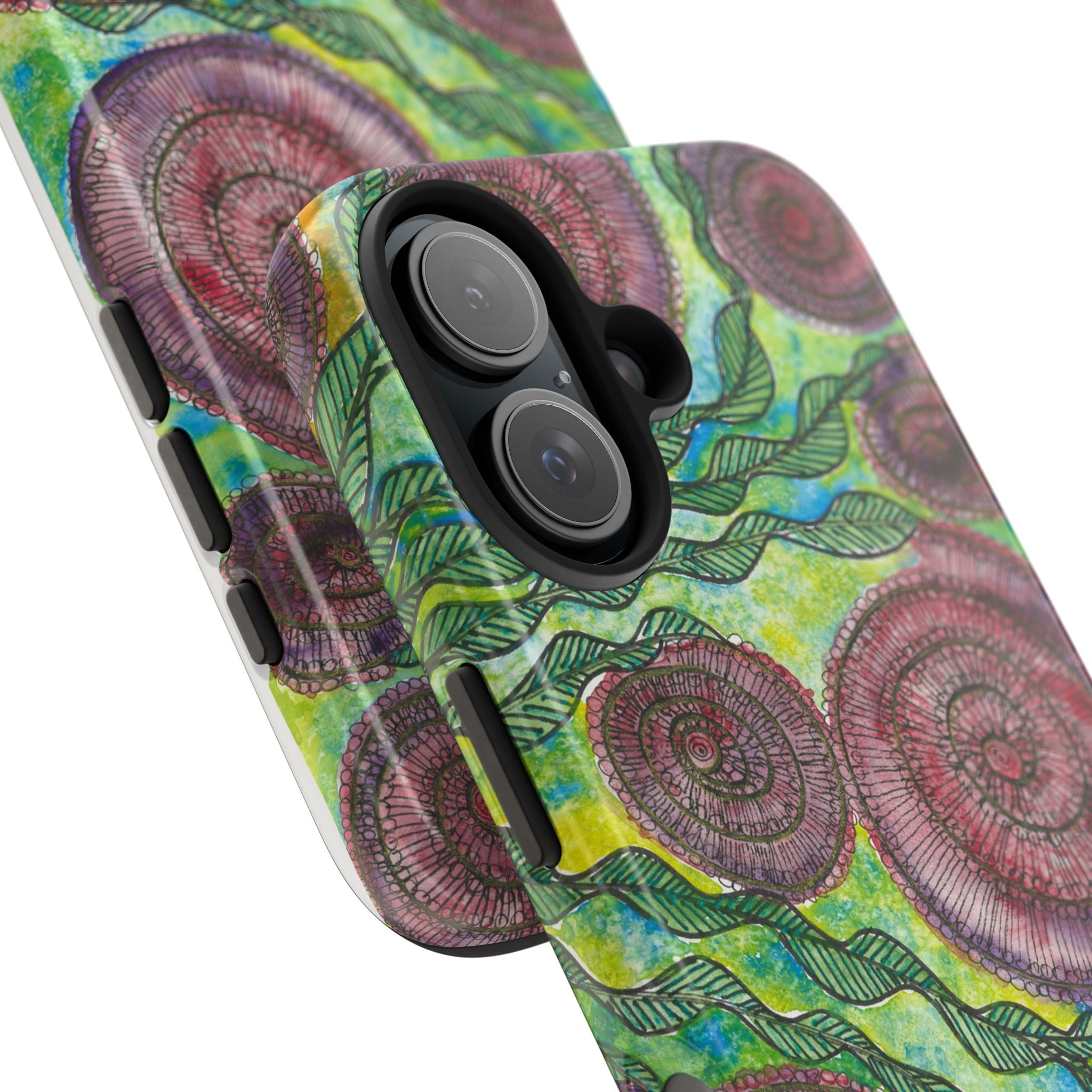 Tough Phone Case - All iPhones and Samsung Galaxys - Exciting Abstract Design #35 Beetroot To Yourself
