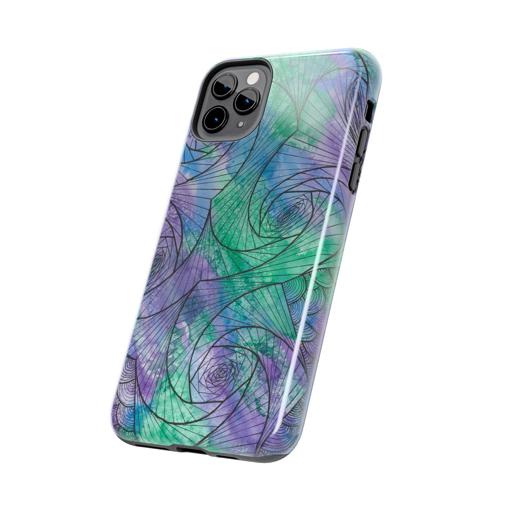 Tough Phone Case - All iPhones and Samsung Galaxys - Exciting Abstract Design  #50 If Not Now When