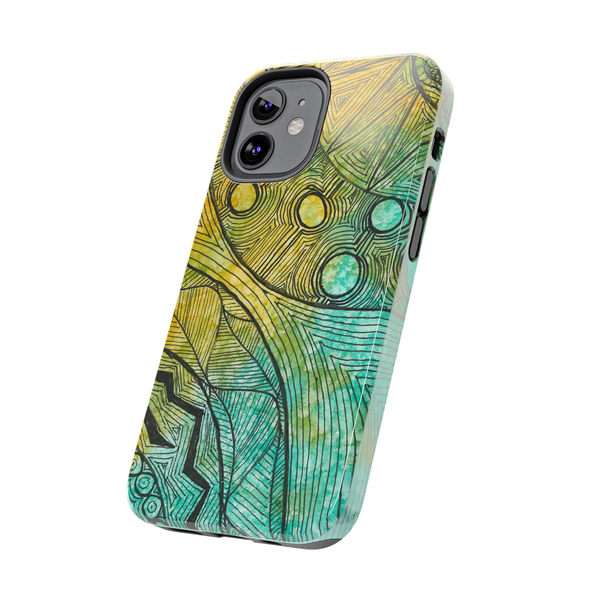 Tough Phone Case - All iPhones and Samsung Galaxys - Exciting Abstract Design #27 Come What May
