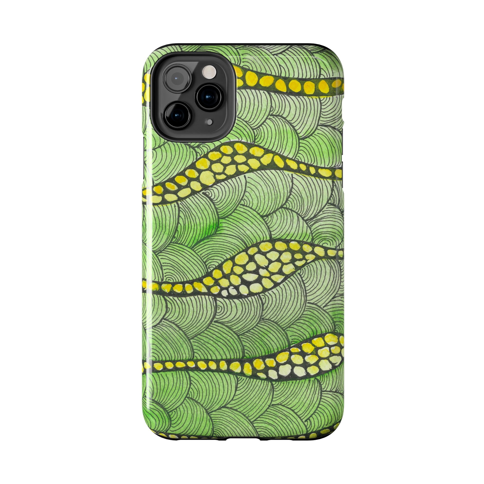 Tough Phone Case - All iPhones and Samsung Galaxys - Exciting Abstract Design #13 Watcha Thinking