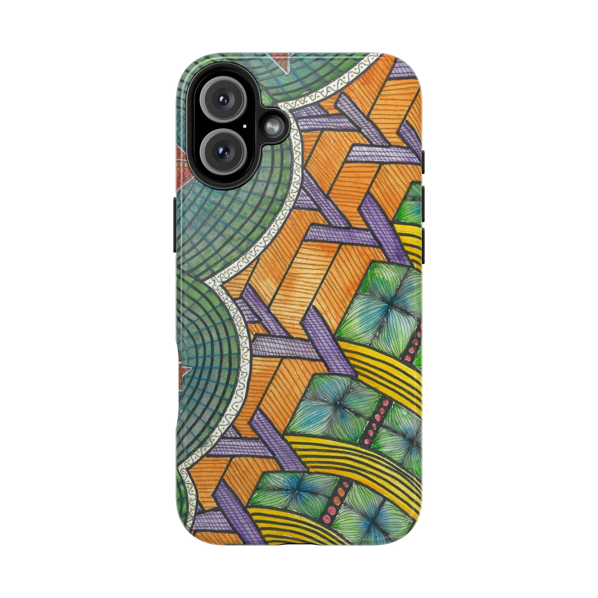 Tough Phone Case - All iPhones and Samsung Galaxys - Exciting Abstract Design #31 T'Eye Land