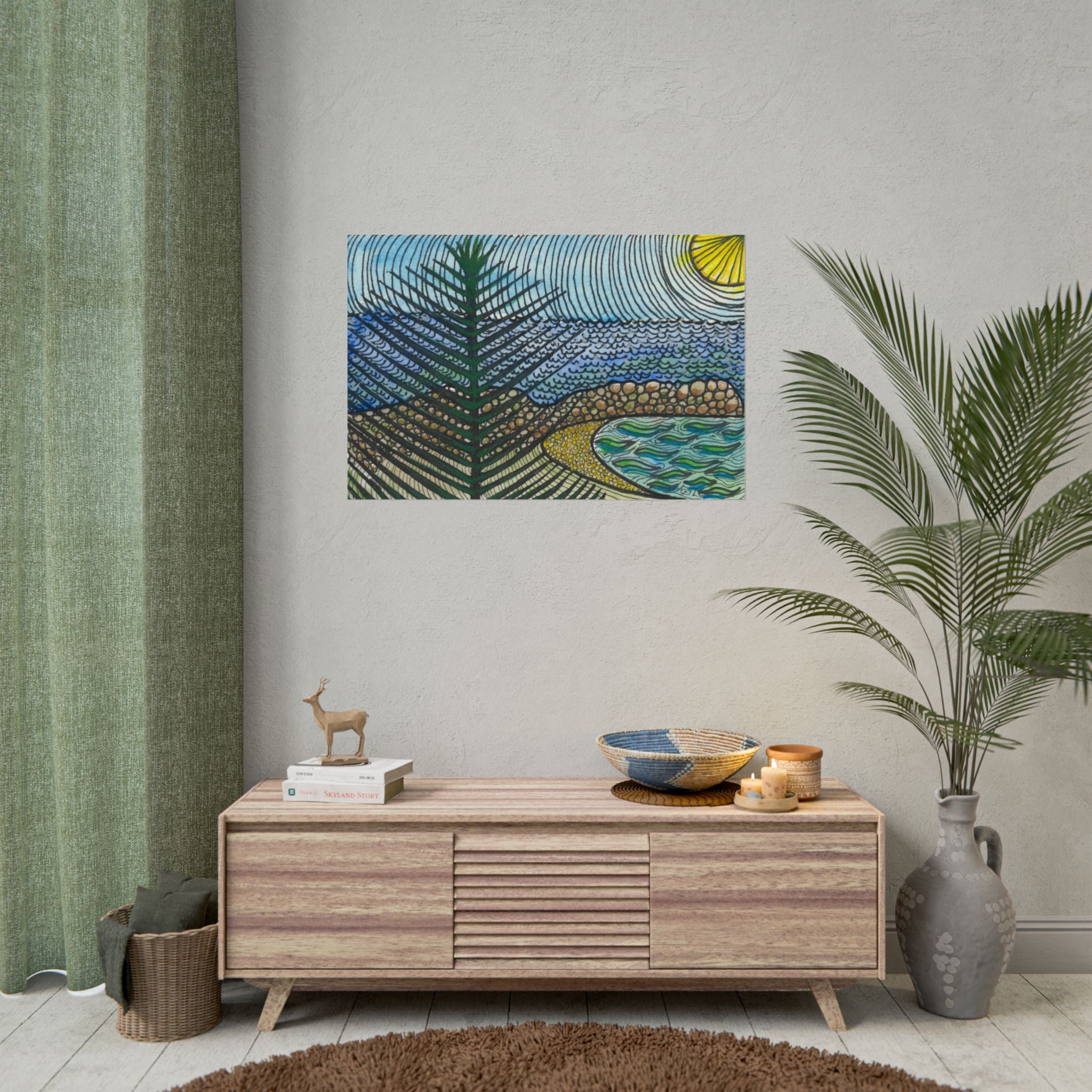 Large Colourful Wall Art, Posters & Prints, For Office, Bedroom or Living Room, or Special Gift #47 Cottesloe