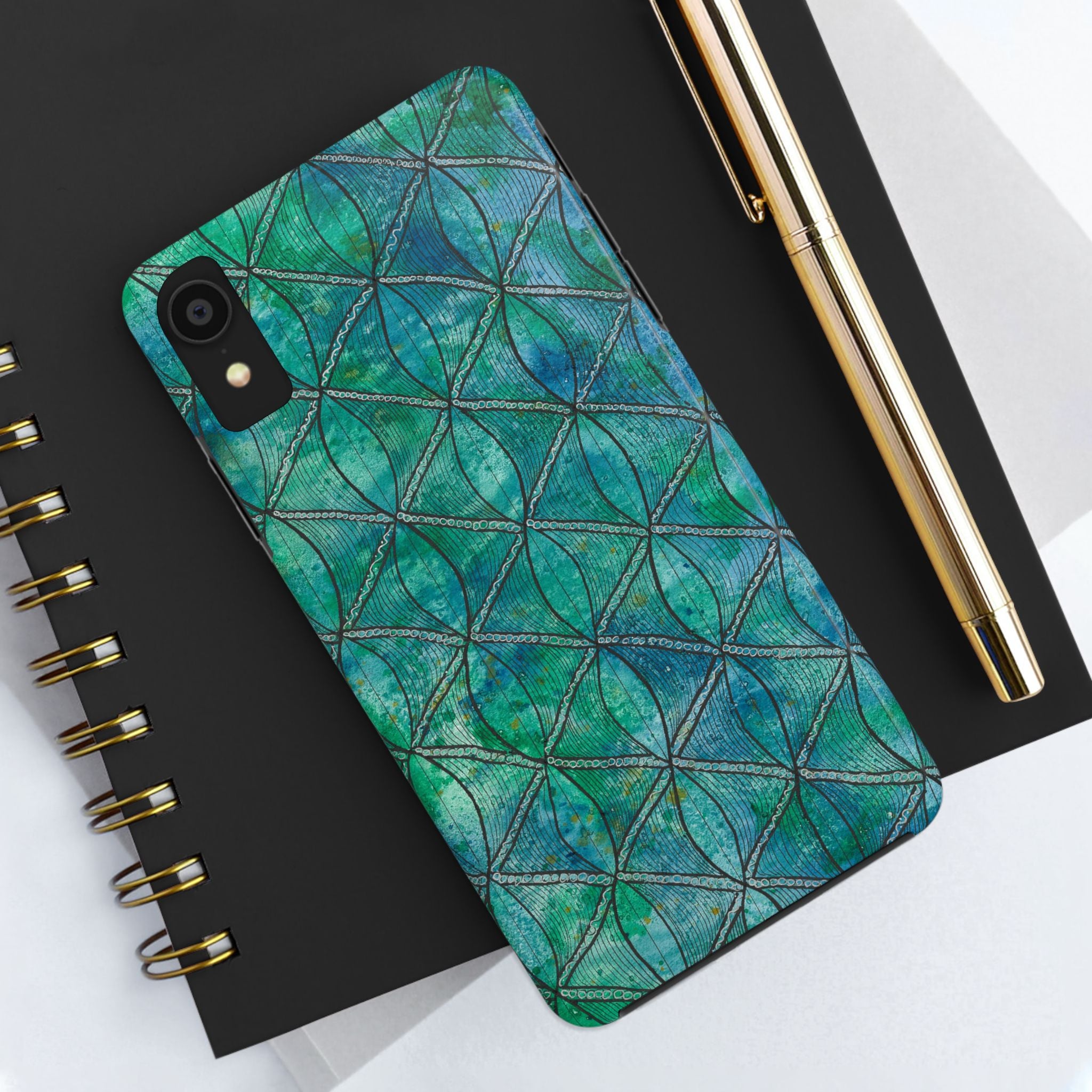 Tough Phone Case - All iPhones and Samsung Galaxys - Exciting Abstract Design #58 How's the Serenity