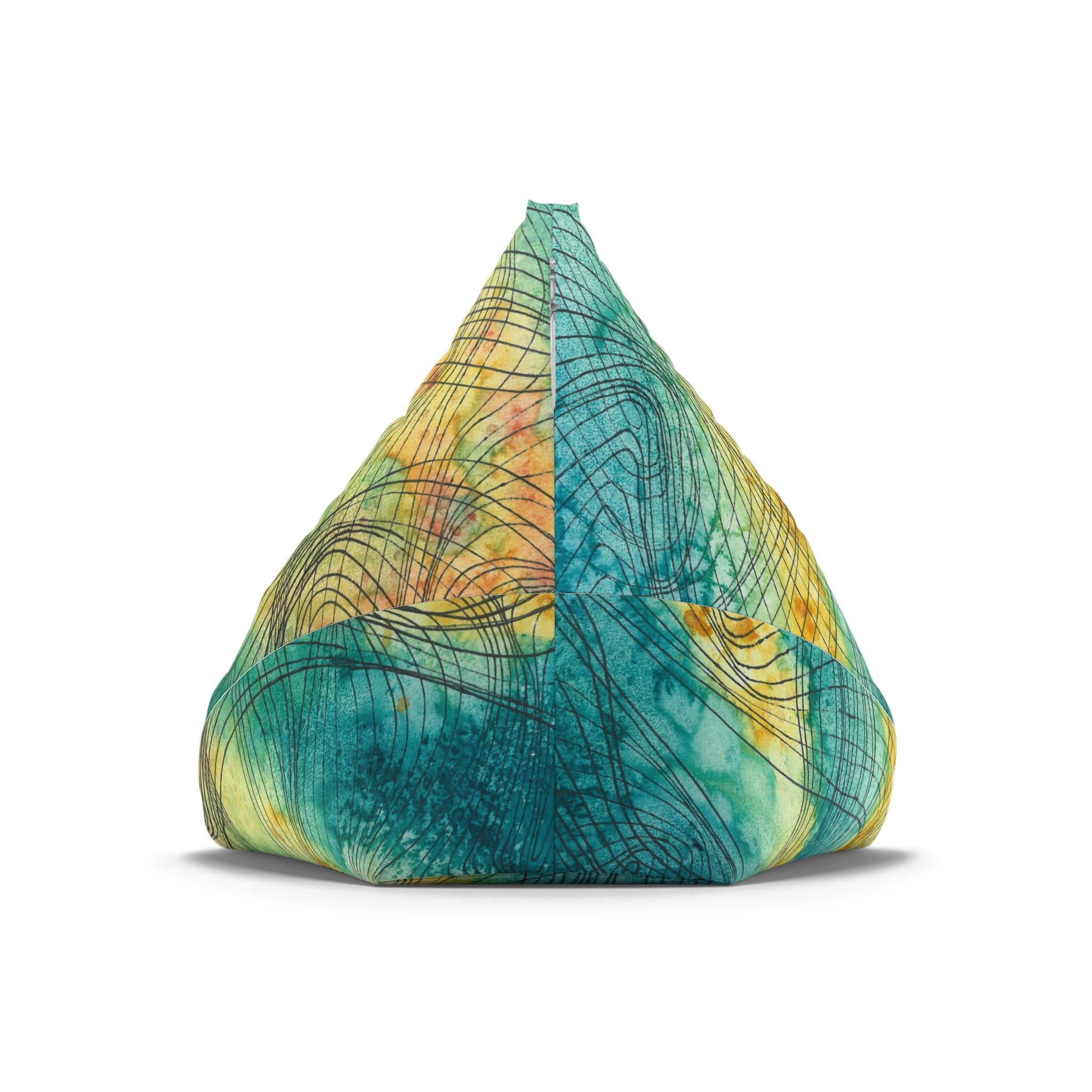 Bean Bag Chair Covers For Indoor & Outdoor - 2 Sizes - Exciting Abstract Design #81 The Only Way Is Up