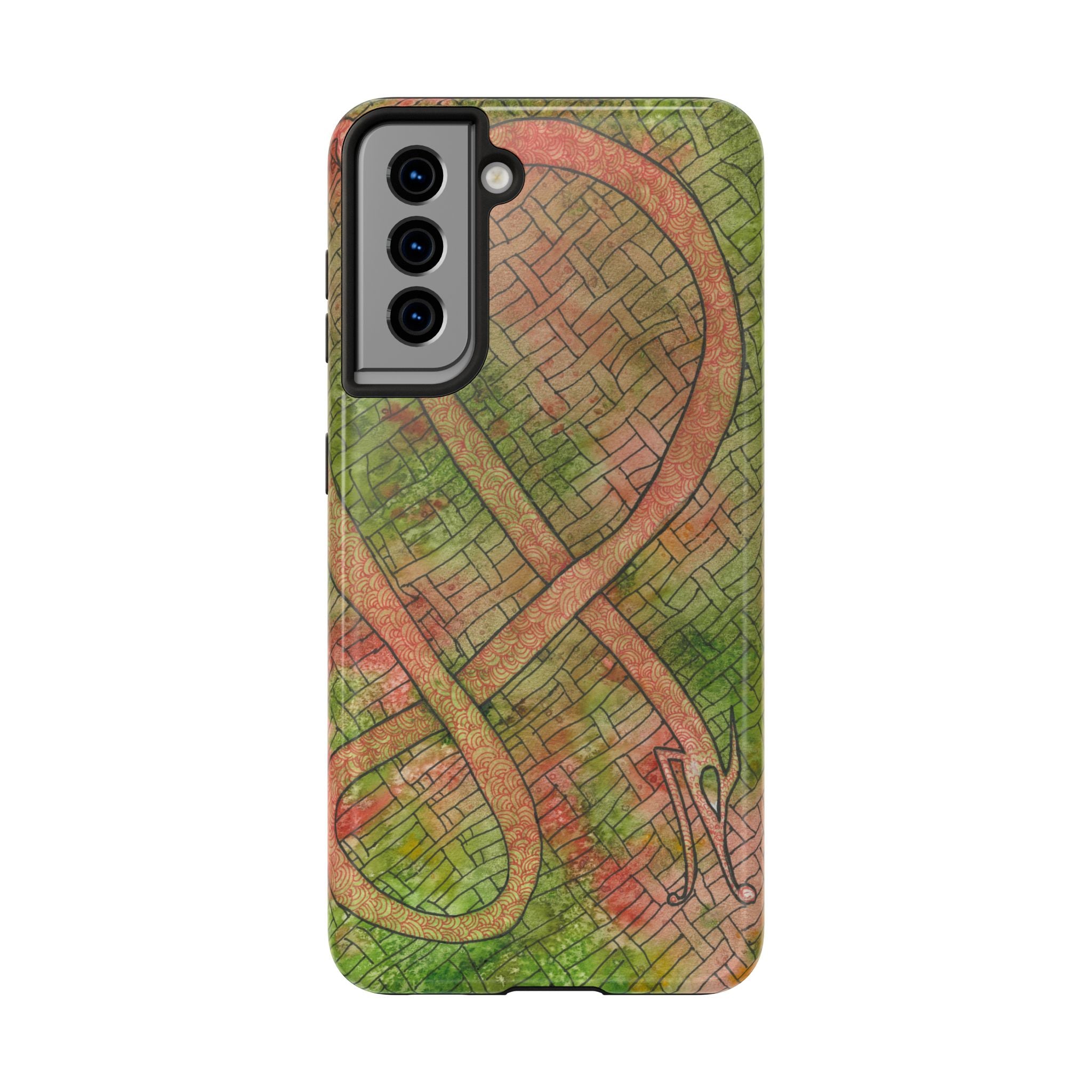 Tough Phone Case - All iPhones and Samsung Galaxys - Exciting Abstract Design #57 Celtic Flavours