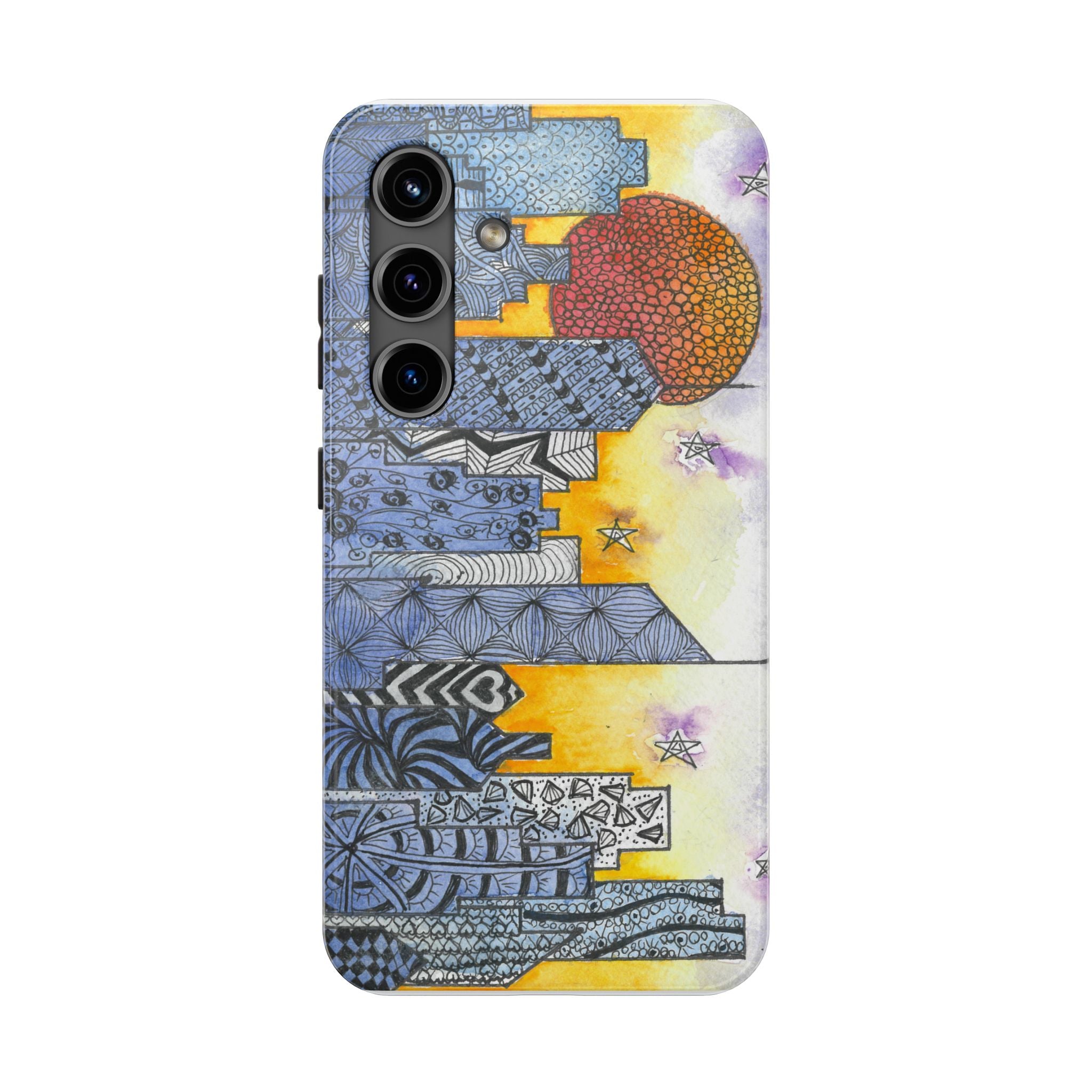 Tough Phone Case - All iPhones and Samsung Galaxys - Exciting Abstract Design #5 In The Shadows