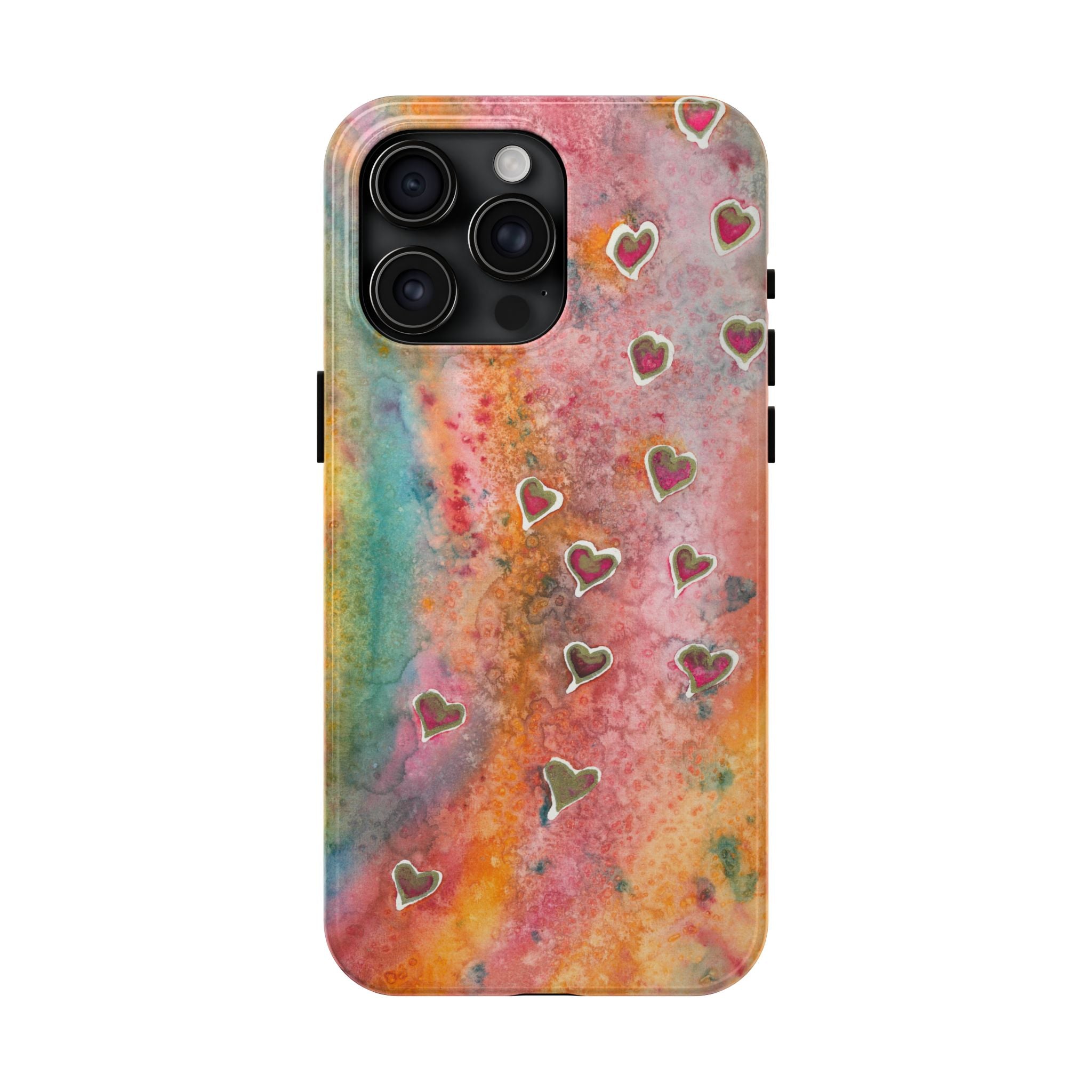 Tough Phone Case - All iPhones and Samsung Galaxys - Exciting Abstract Design #96 Love, Friendship, integrity