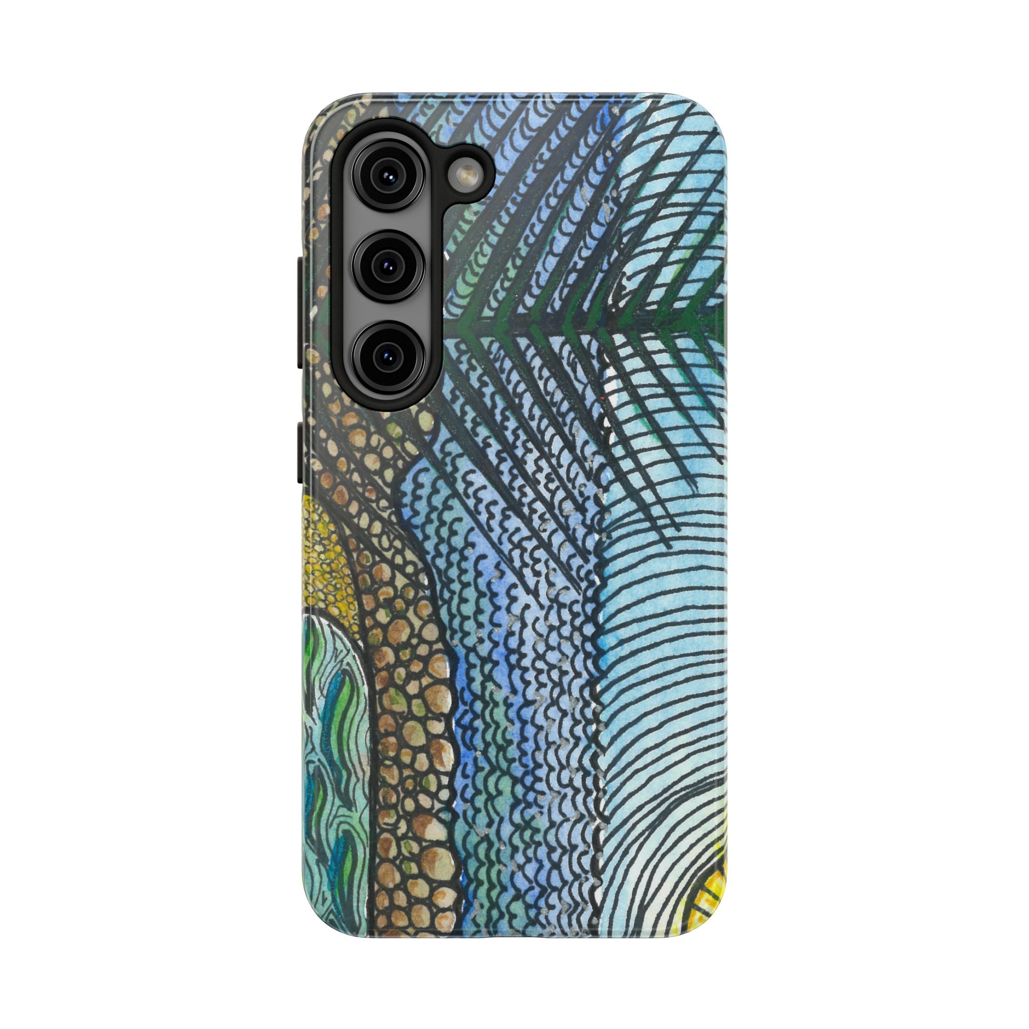 Tough Phone Case - All iPhones and Samsung Galaxys - Exciting Abstract Design #47 Cottesloe