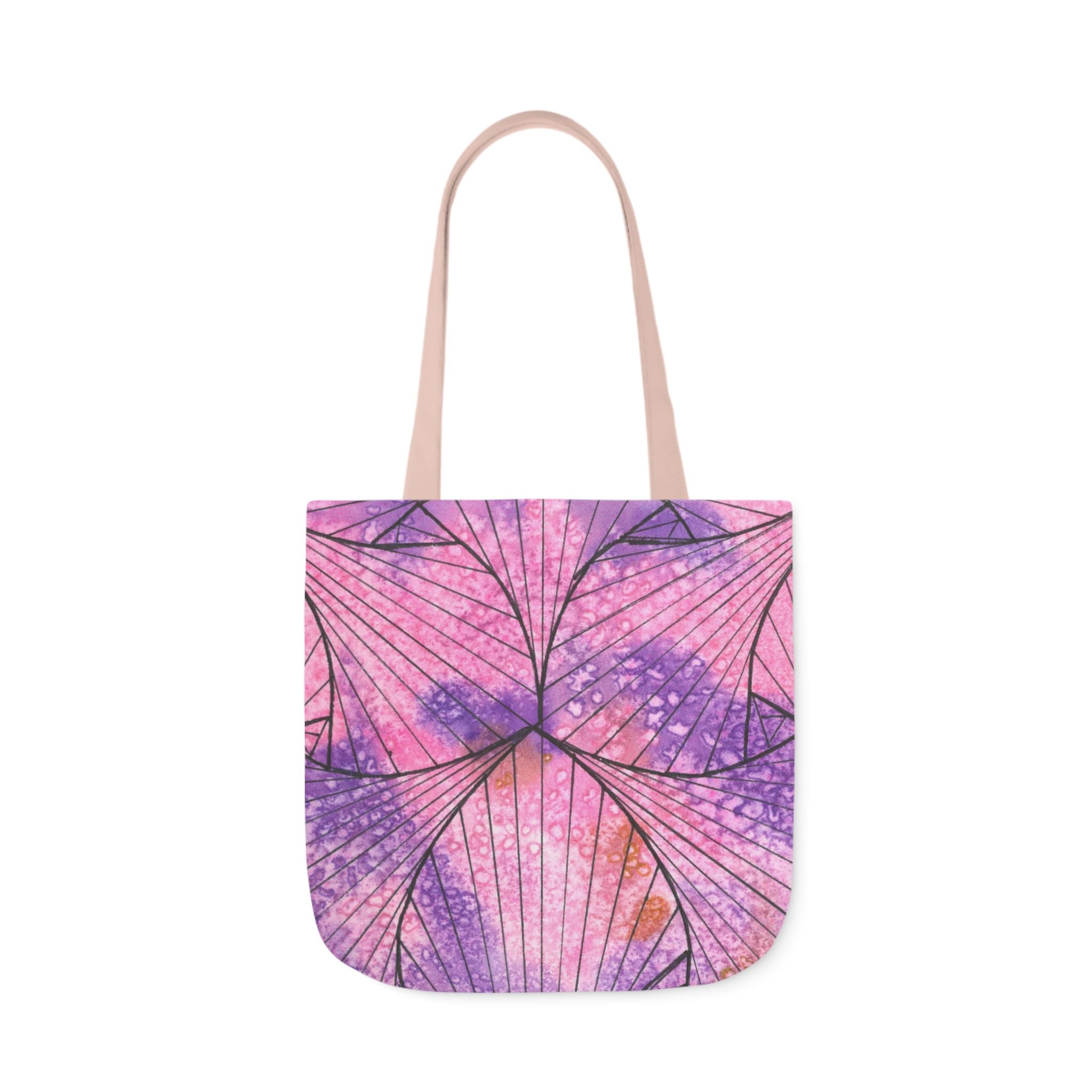 Canvas Tote Bags, Colourful Abstract Designs, 5-Color Straps, 3 Sizes.  For Family and friends or a Special Gift #34 There's Always Hope