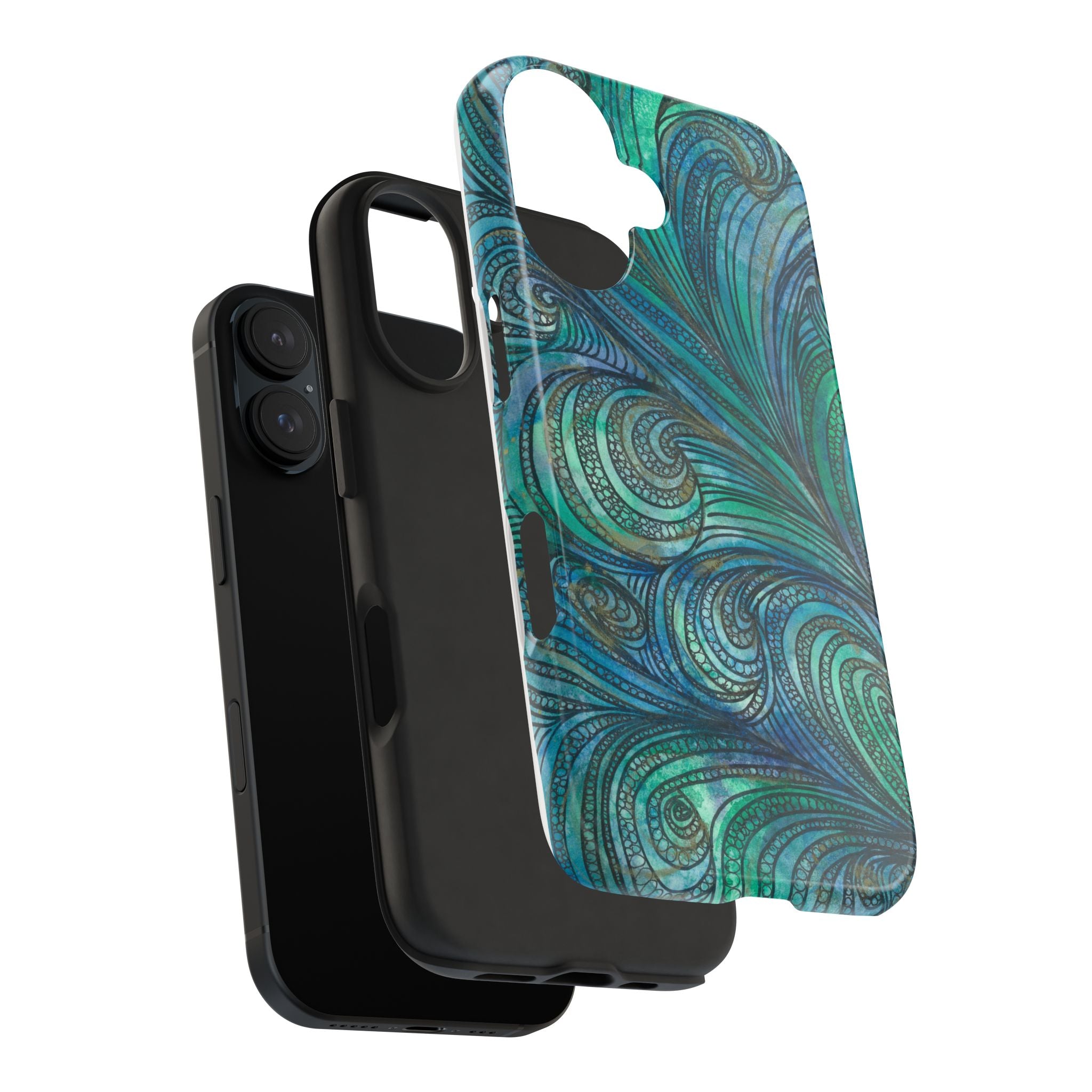 Tough Phone Case - All iPhones and Samsung Galaxys - Exciting Abstract Design #71 Call Of The Sea