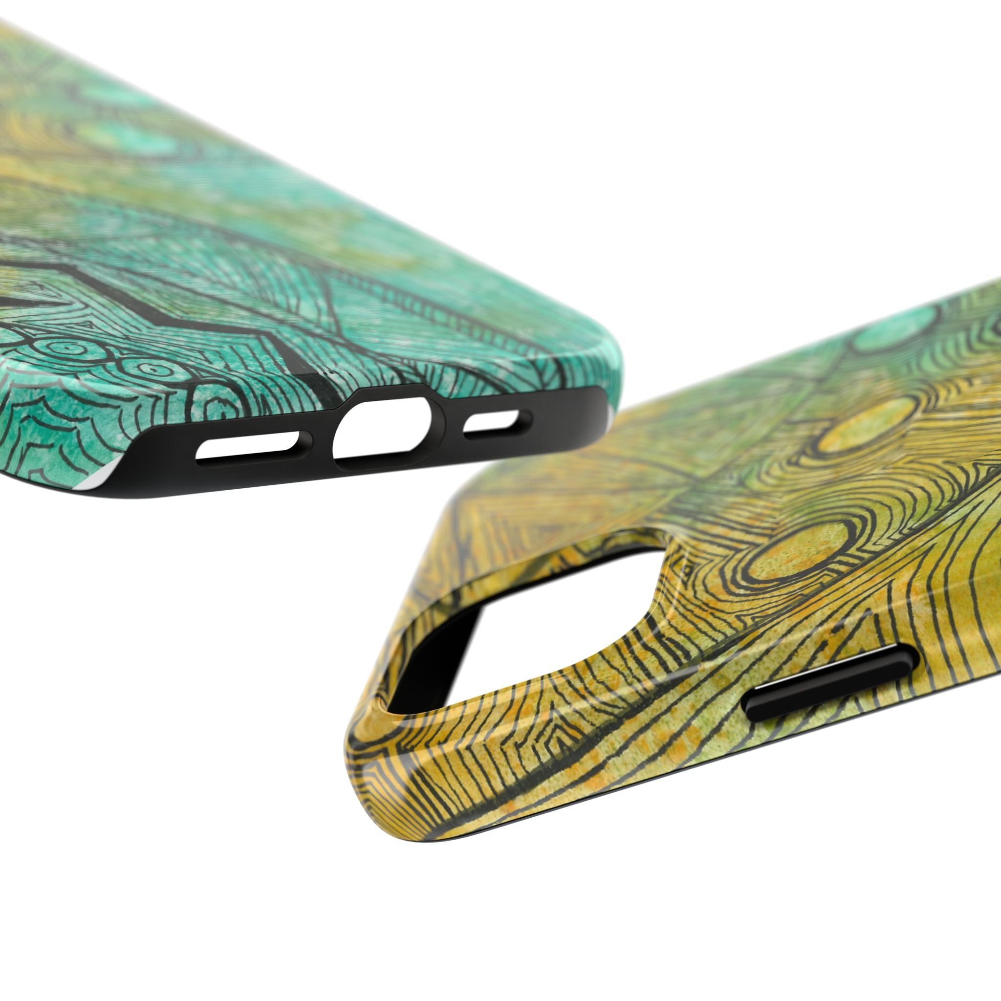 Tough Phone Case - All iPhones and Samsung Galaxys - Exciting Abstract Design #27 Come What May