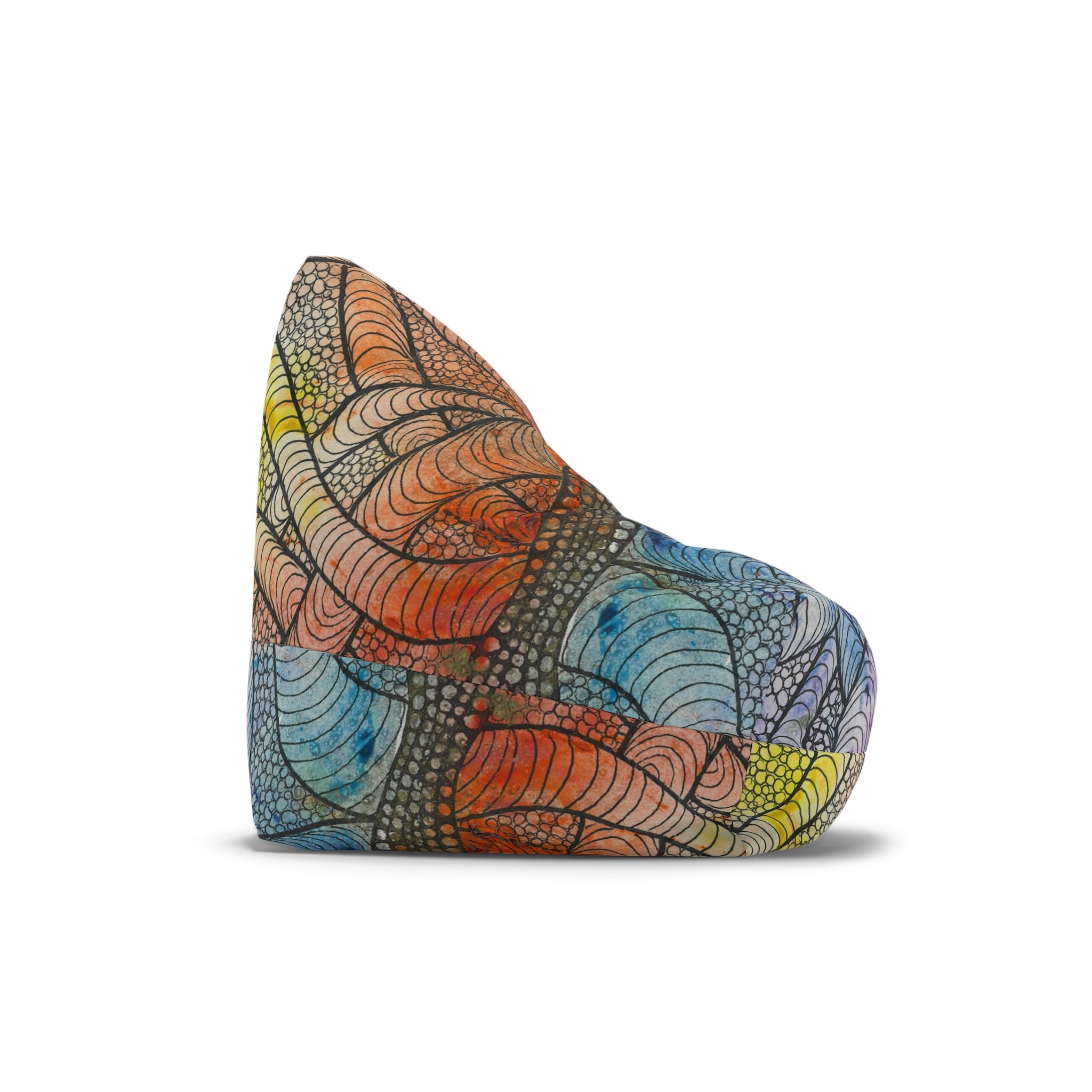 Bean Bag Chair Covers For Indoor & Outdoor - 2 Sizes - Exciting Abstract Design #72 After The End