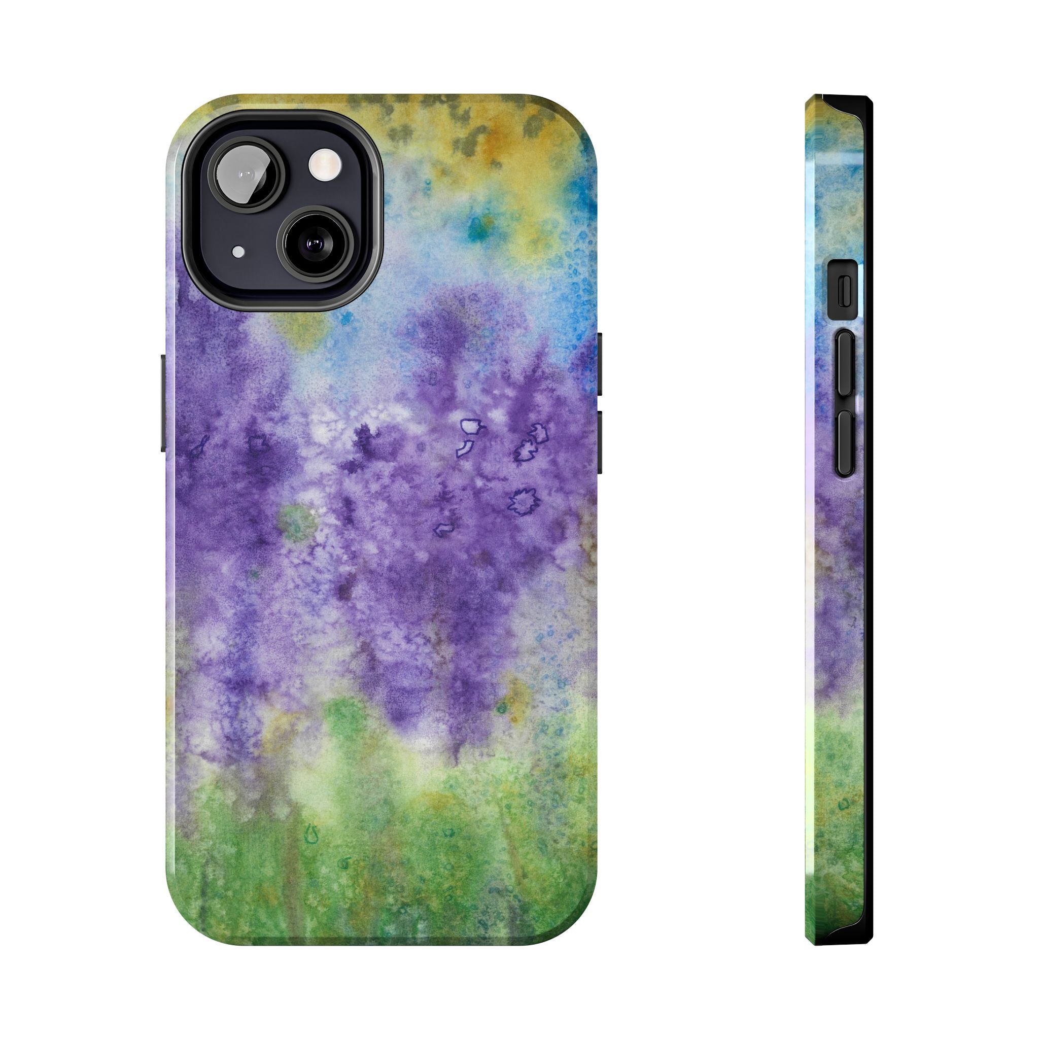 Tough Phone Case - All iPhones and Samsung Galaxys - Exciting Abstract Design #74 Lavender Fields