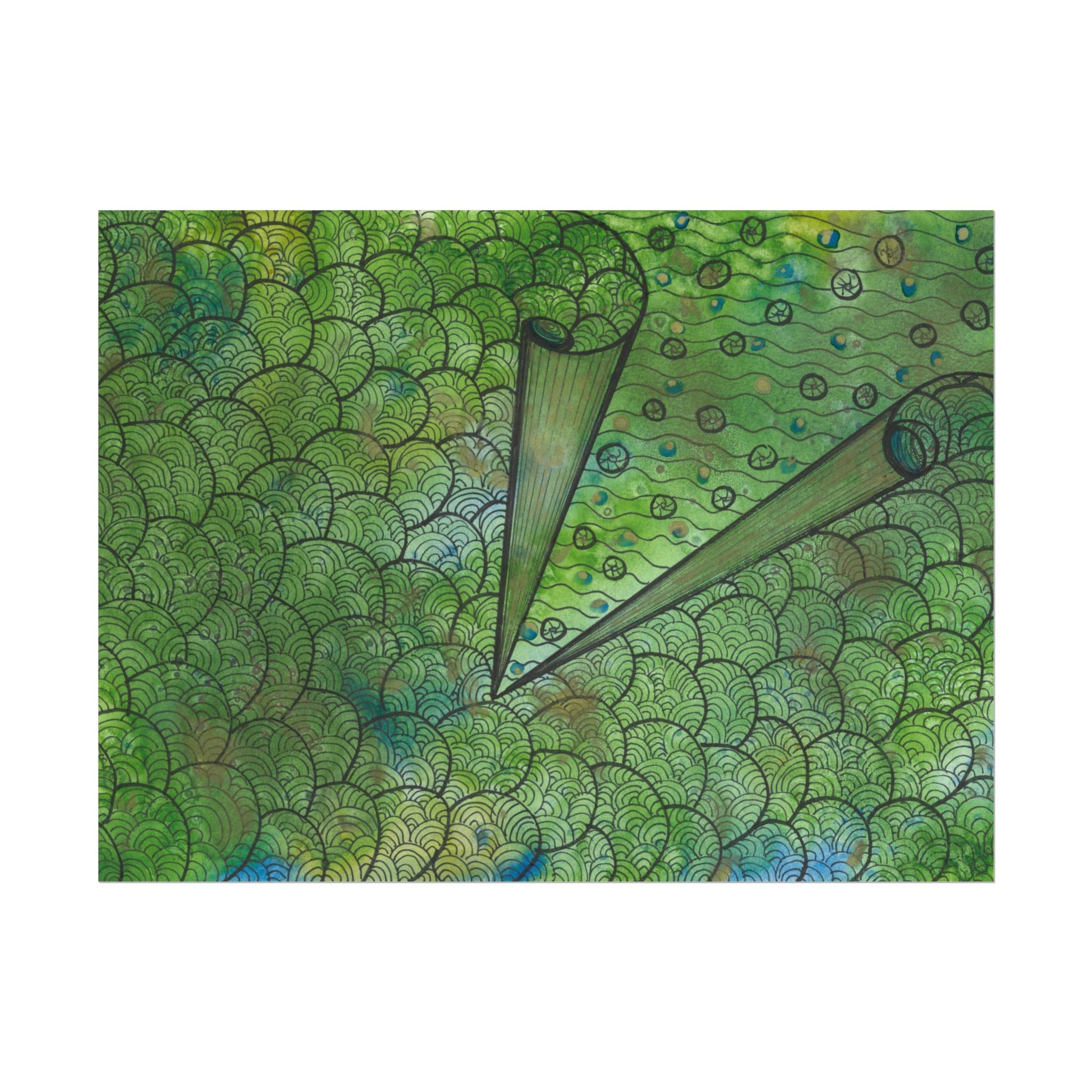 Large Colourful Wall Art, Posters & Prints, For Office, Bedroom or Living Room, or Special Gift #69 New Horizons