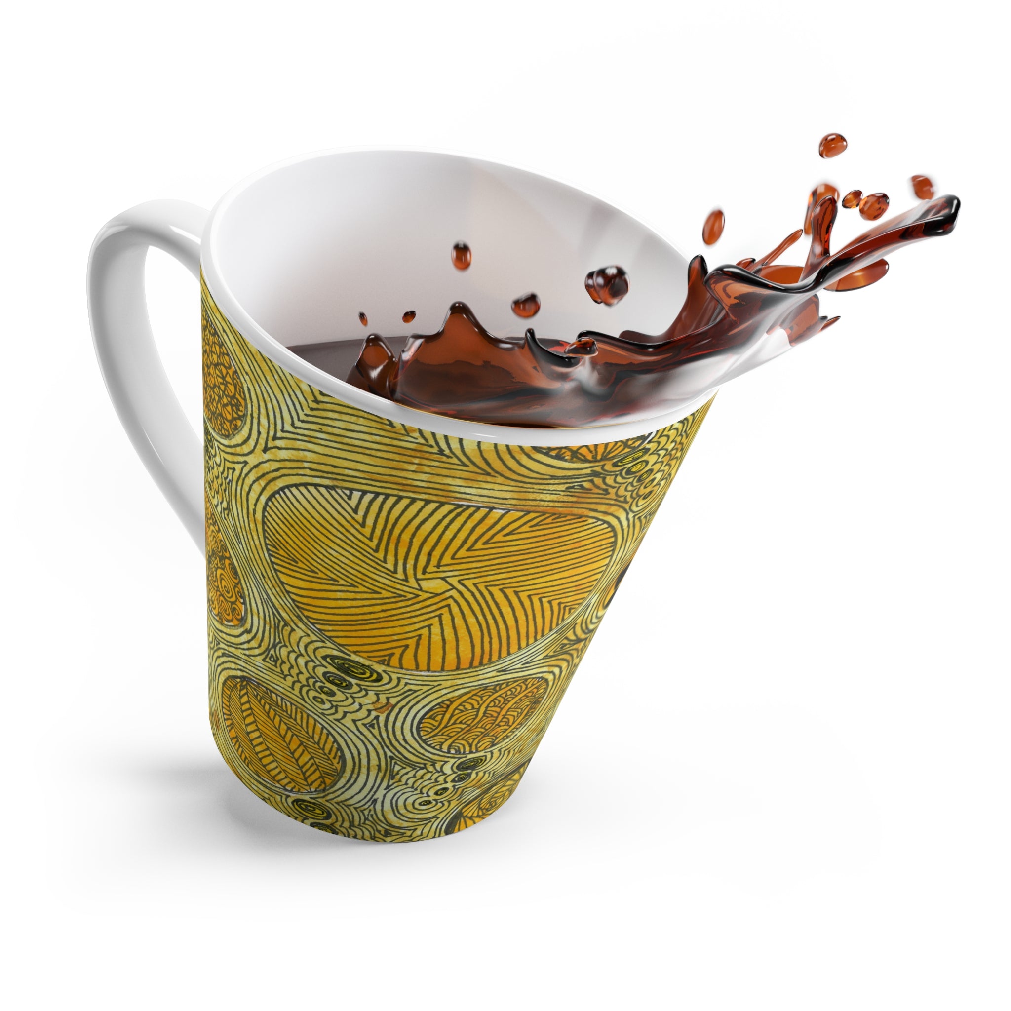 Coffee Mugs and Cups. Colourful Abstract Designs. Perfect for Home, Office or Special Gift #38 The Conversationalist