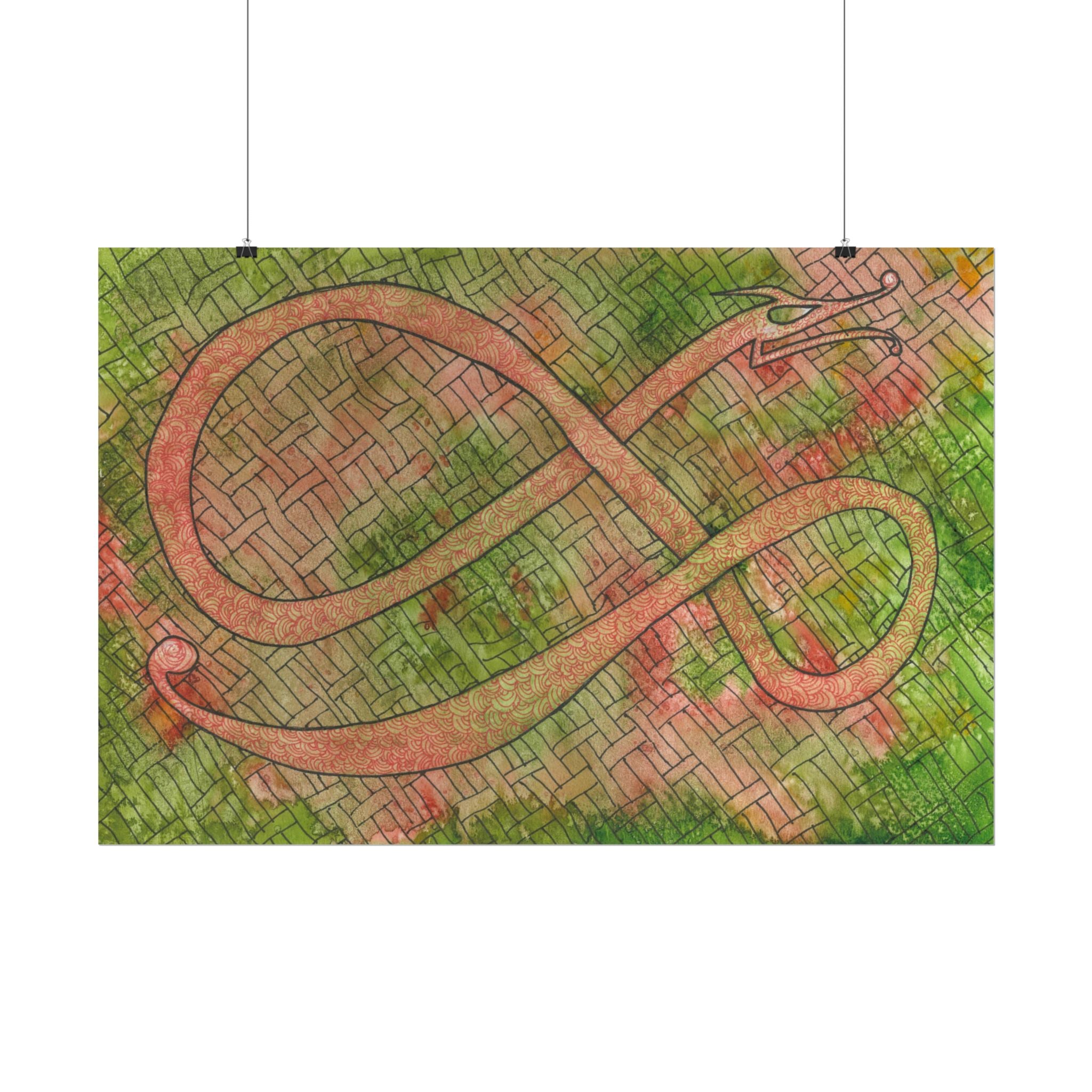 Large Colourful Wall Art, Posters & Prints, For Office, Bedroom or Living Room, or Special Gift #57 Celtic Flavours