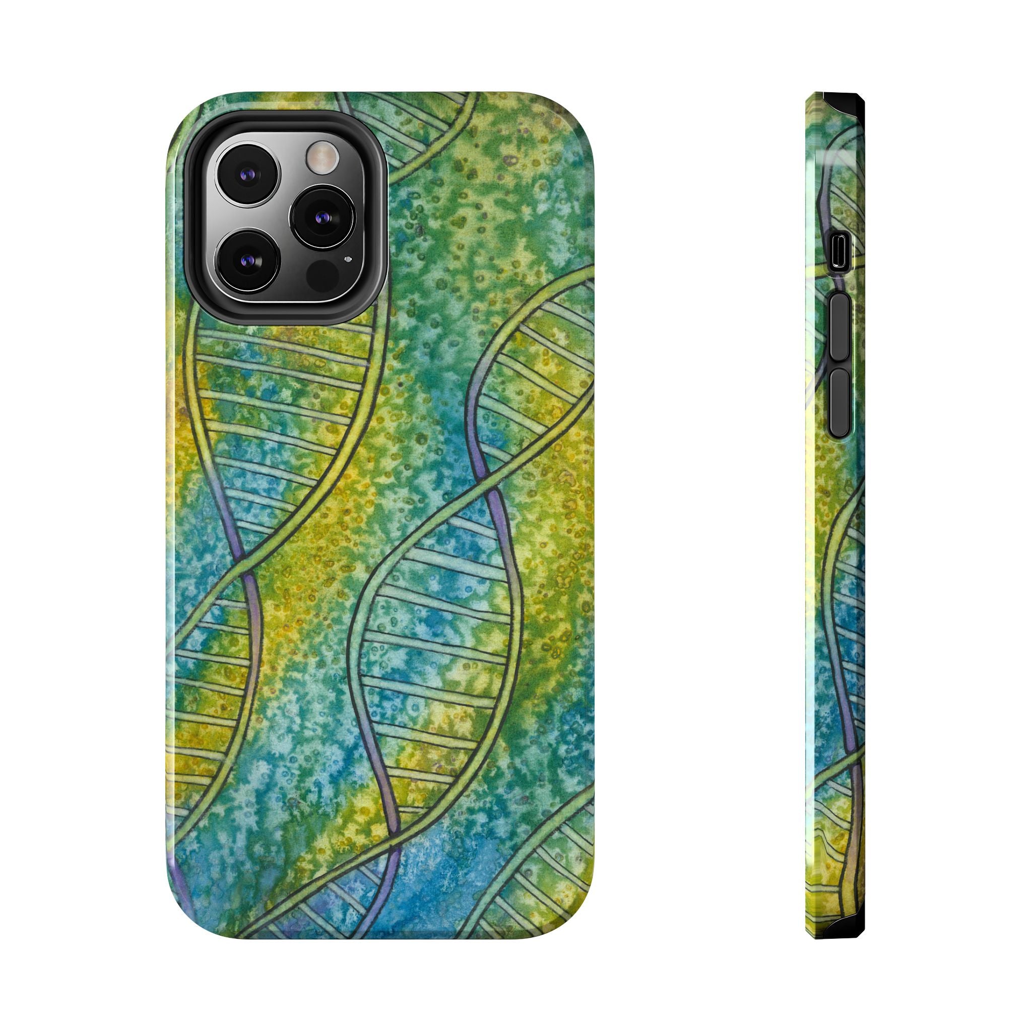 Tough Phone Case - All iPhones and Samsung Galaxys - Exciting Abstract Design #99 Crop of DNA